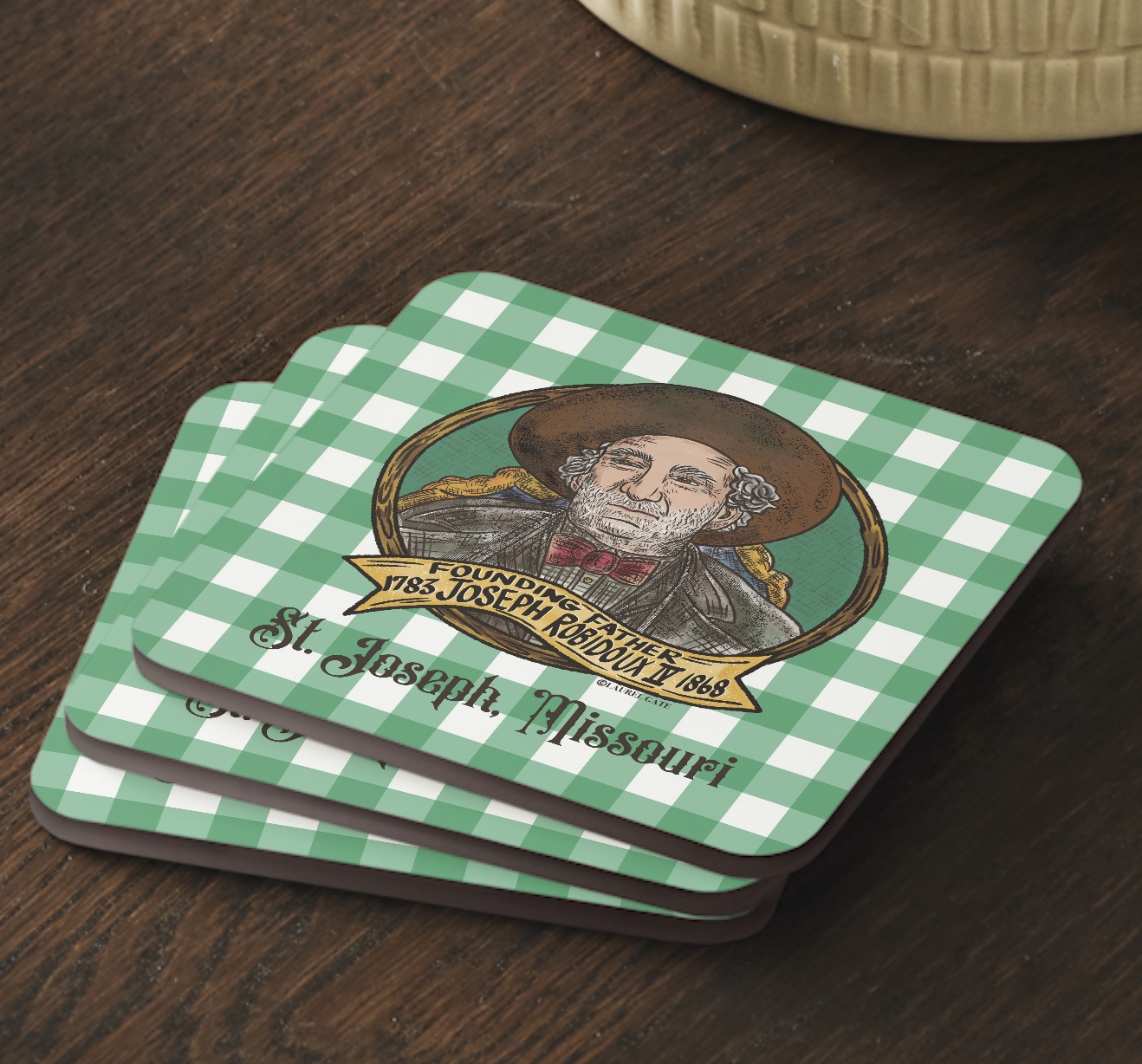 St. Joseph, Missouri Founding Father Coaster