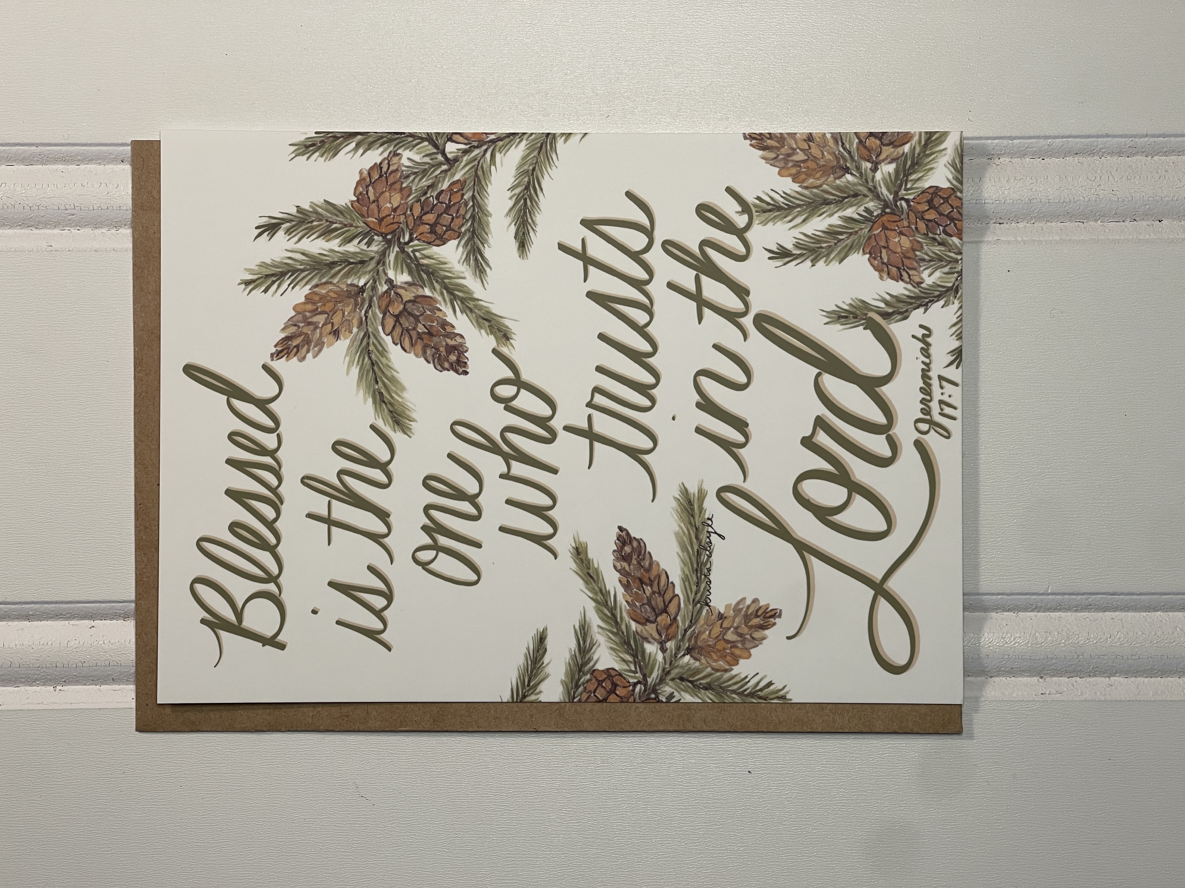 Blessed is the One Greeting Card