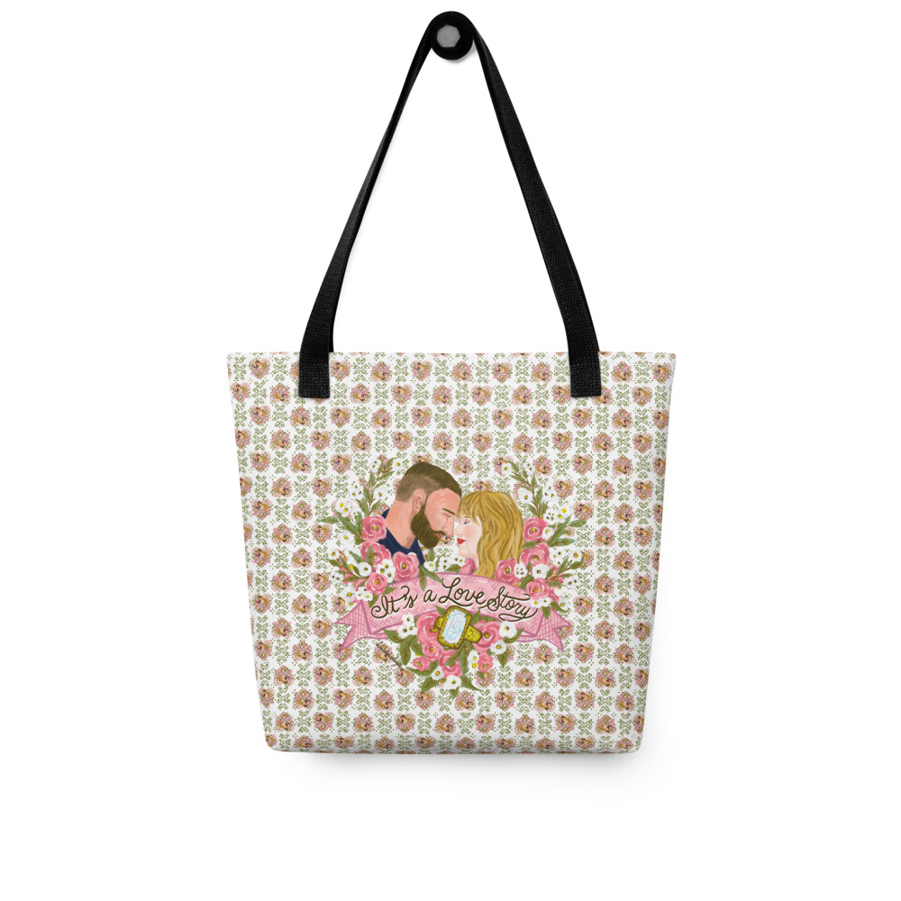 TNT Love Story Canvas Tote Bag 