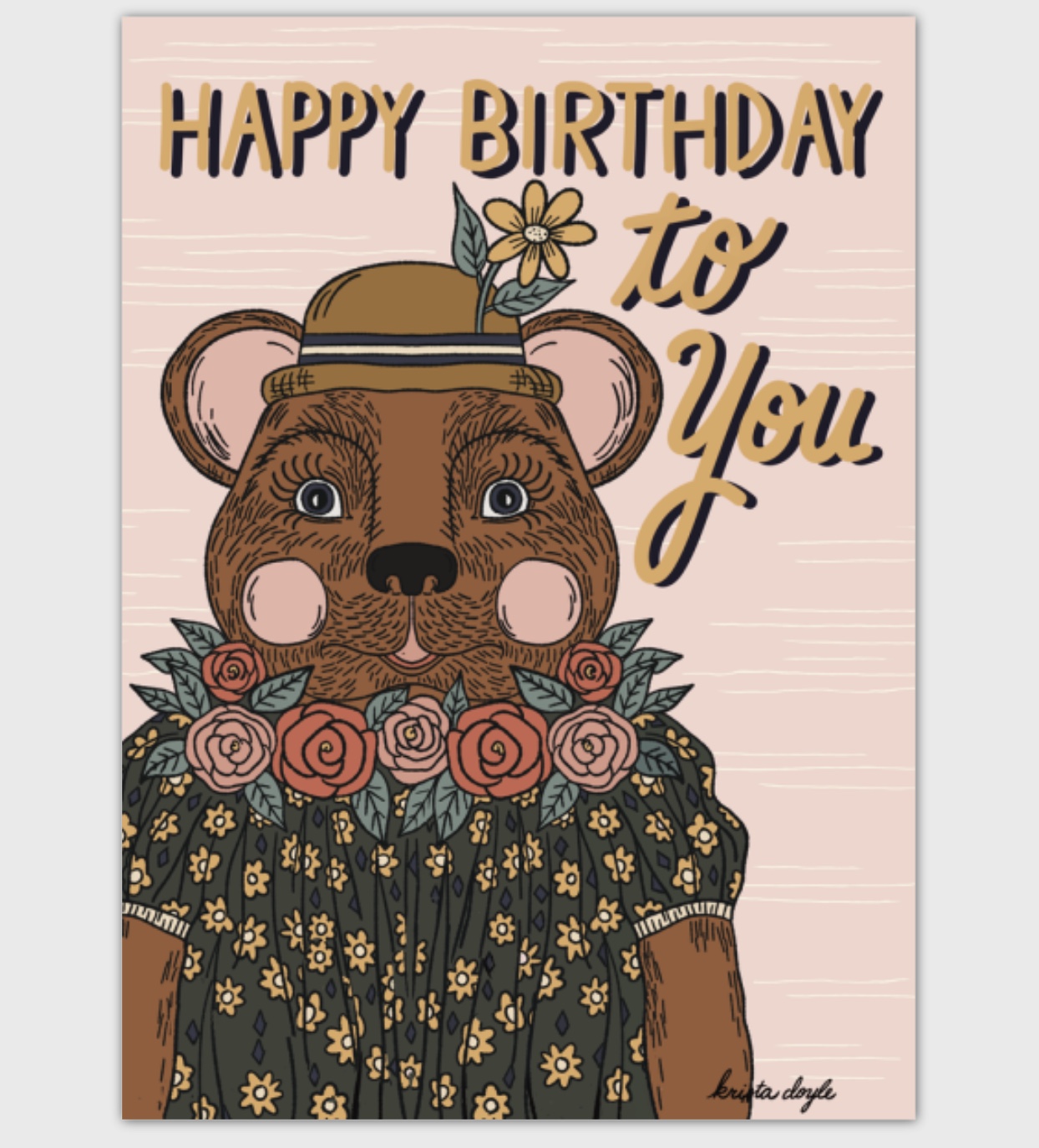 Happy Birthday Greeting Card