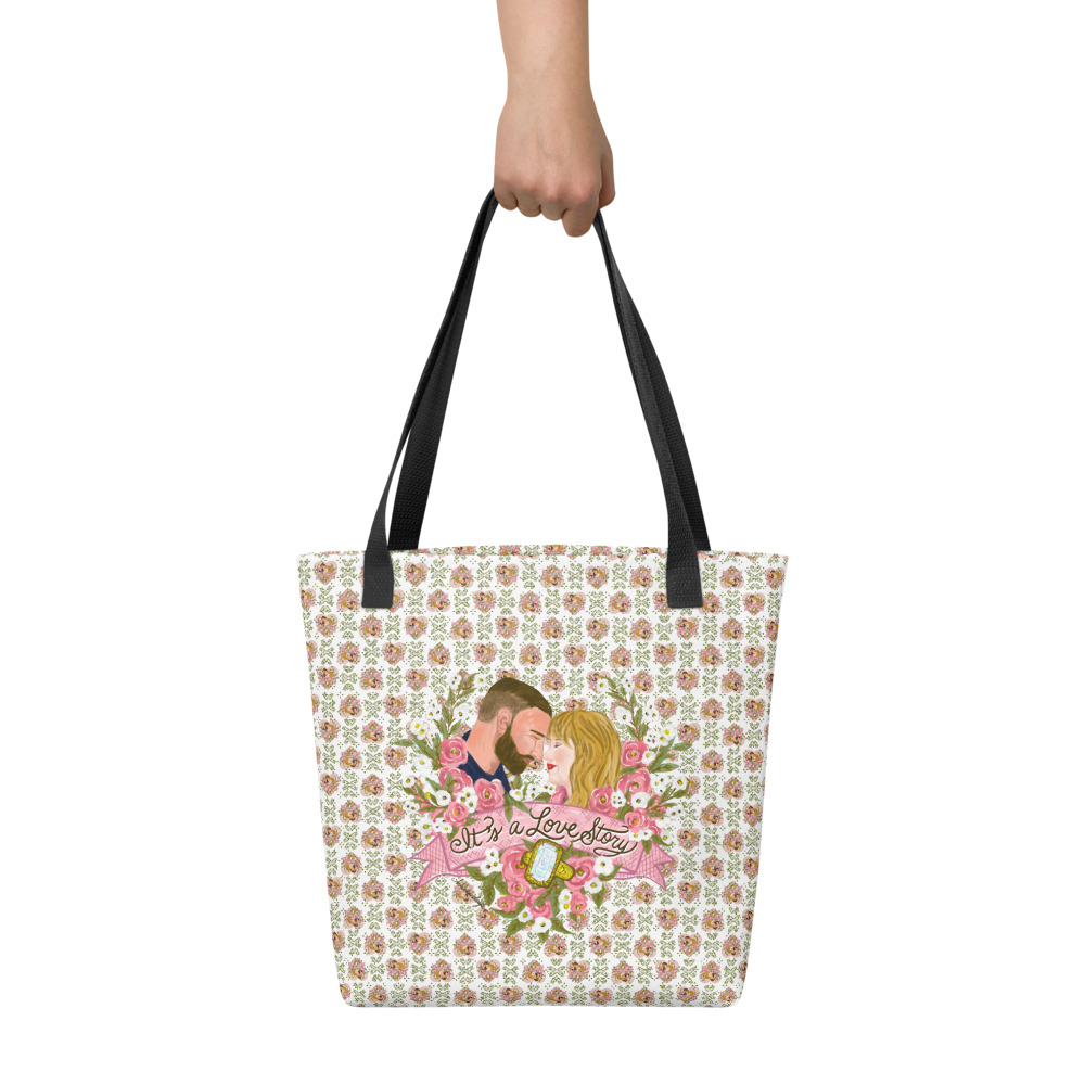 TNT Love Story Canvas Tote Bag 