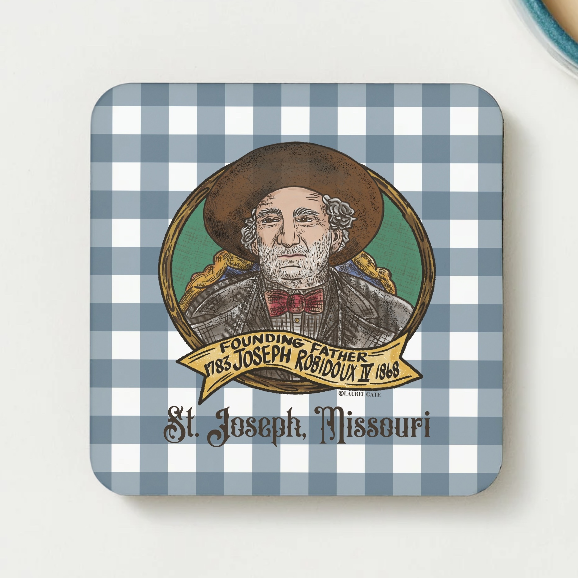 St. Joseph, Missouri Founding Father Coaster