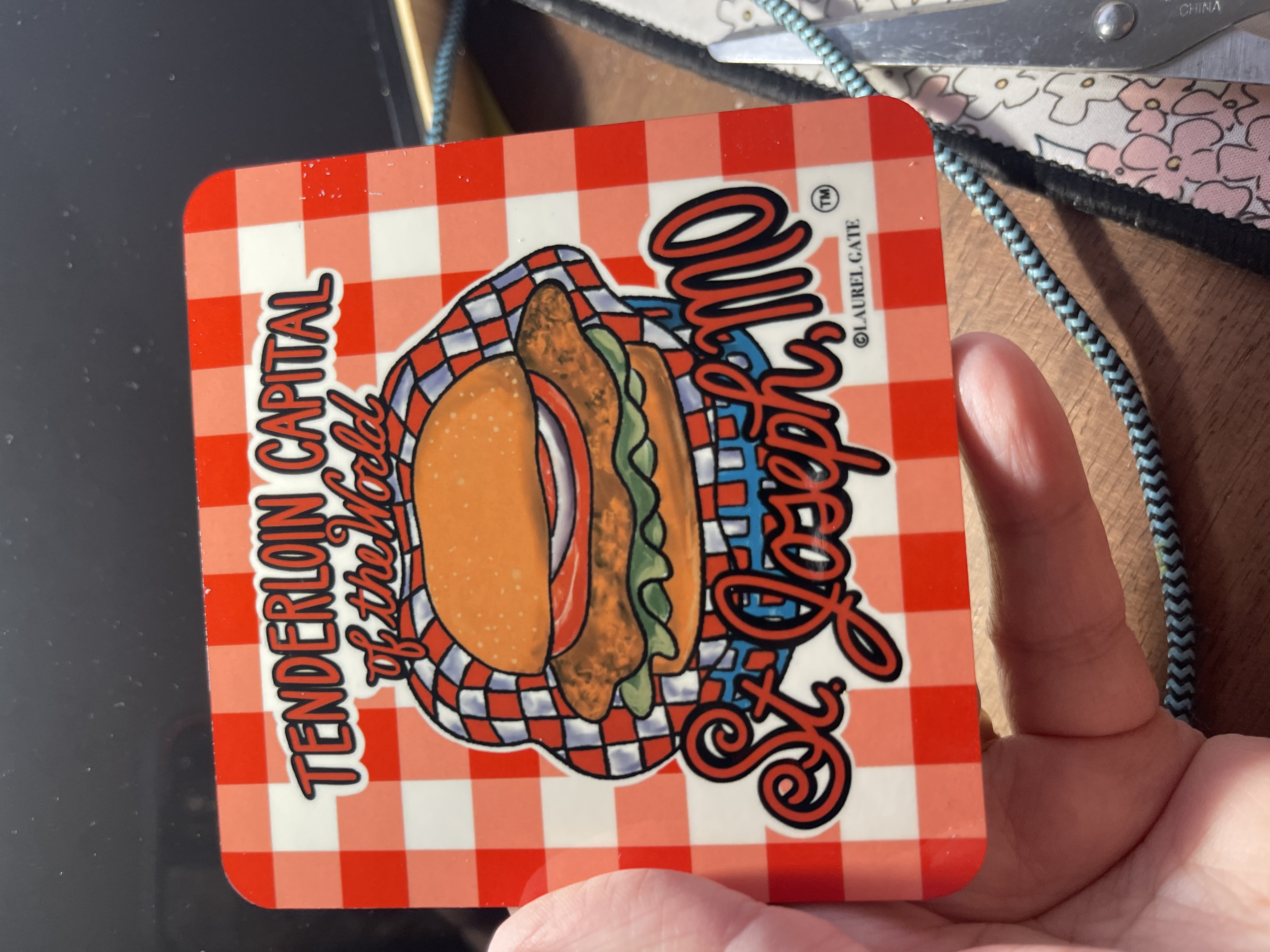 Tenderloin Capital of the World, St. Joseph, MO Coaster 