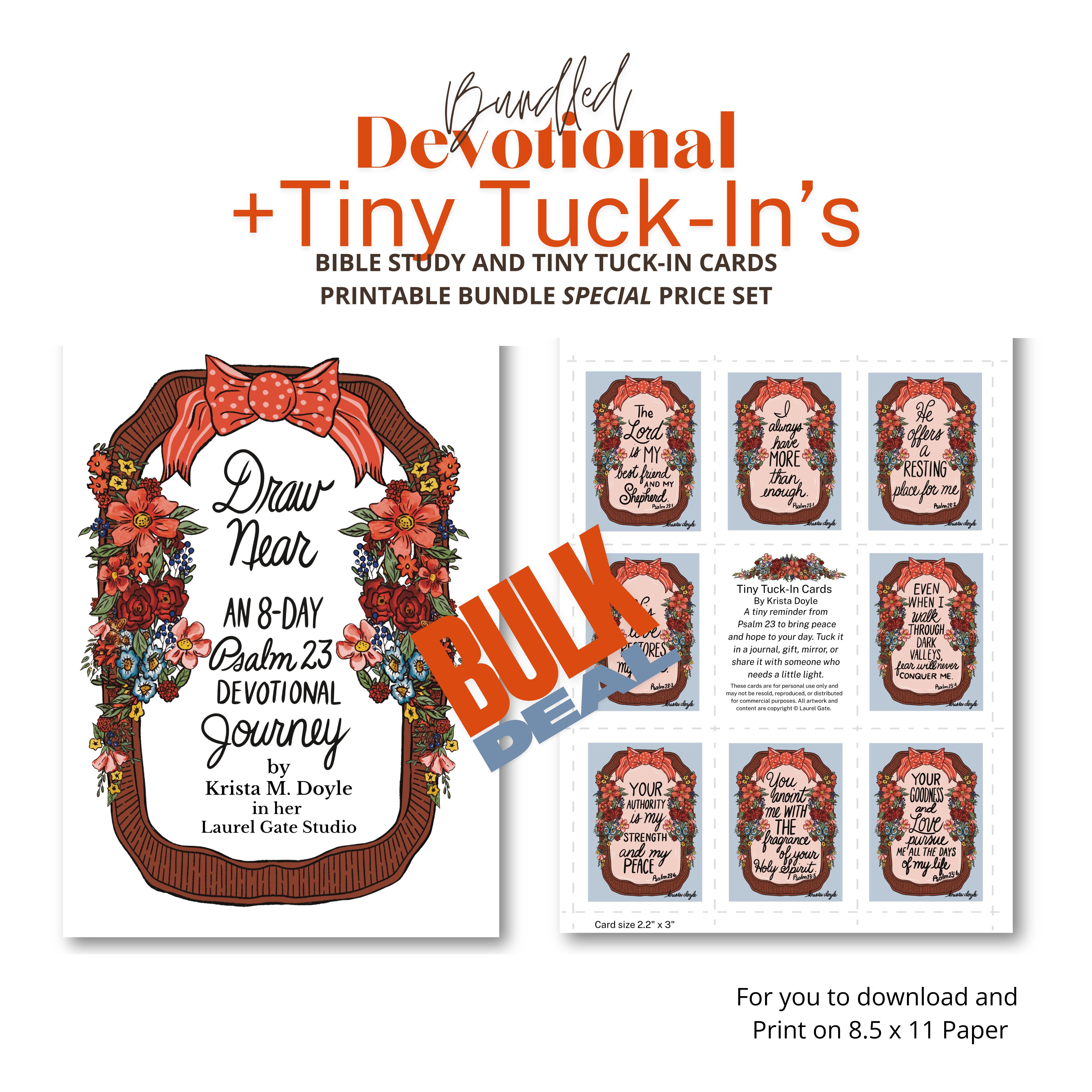 Draw Near Devotional + Tiny Tuck-Ins BUNDLE 