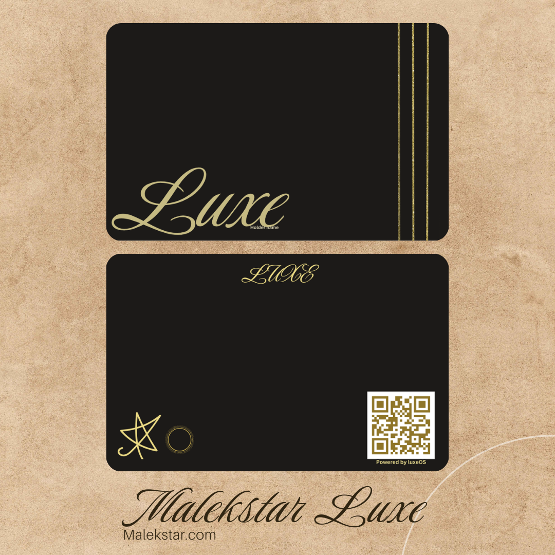 Malekstar Luxe™ – Premium Smart NFC Card