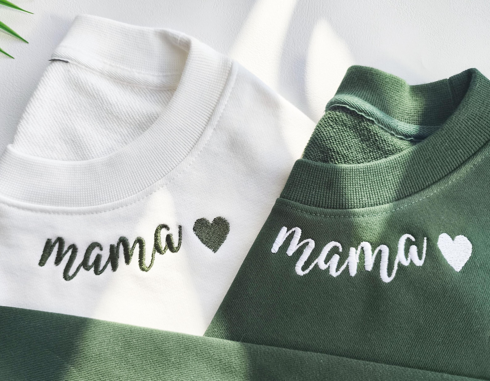 Custom Embroidered Mama Sweatshirt with Kids Name on Sleeve,Personalized Gift for Mom,Personalized Mom Sweatshirt,Mother's day