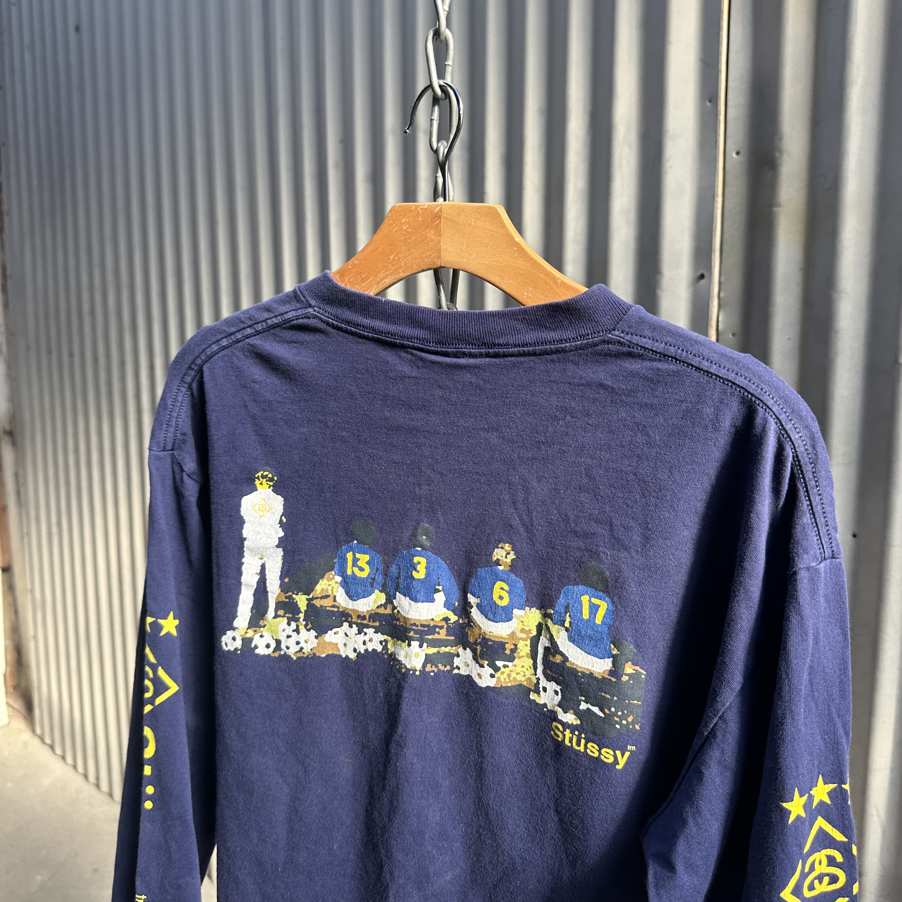 Vintage 90’s Stussy FC Soccer Slong Slevee 