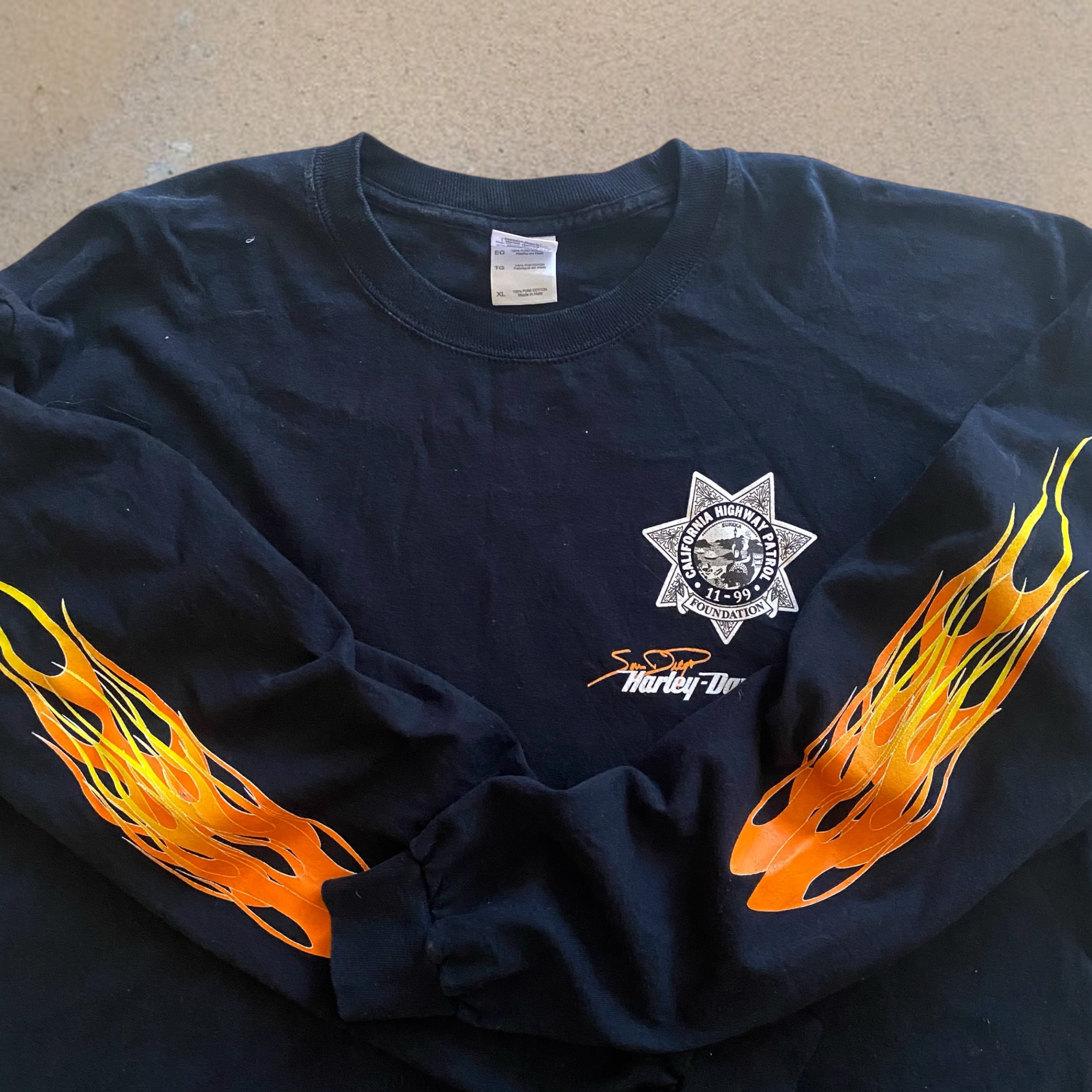 Bootleg Harley Davidson Flame LS