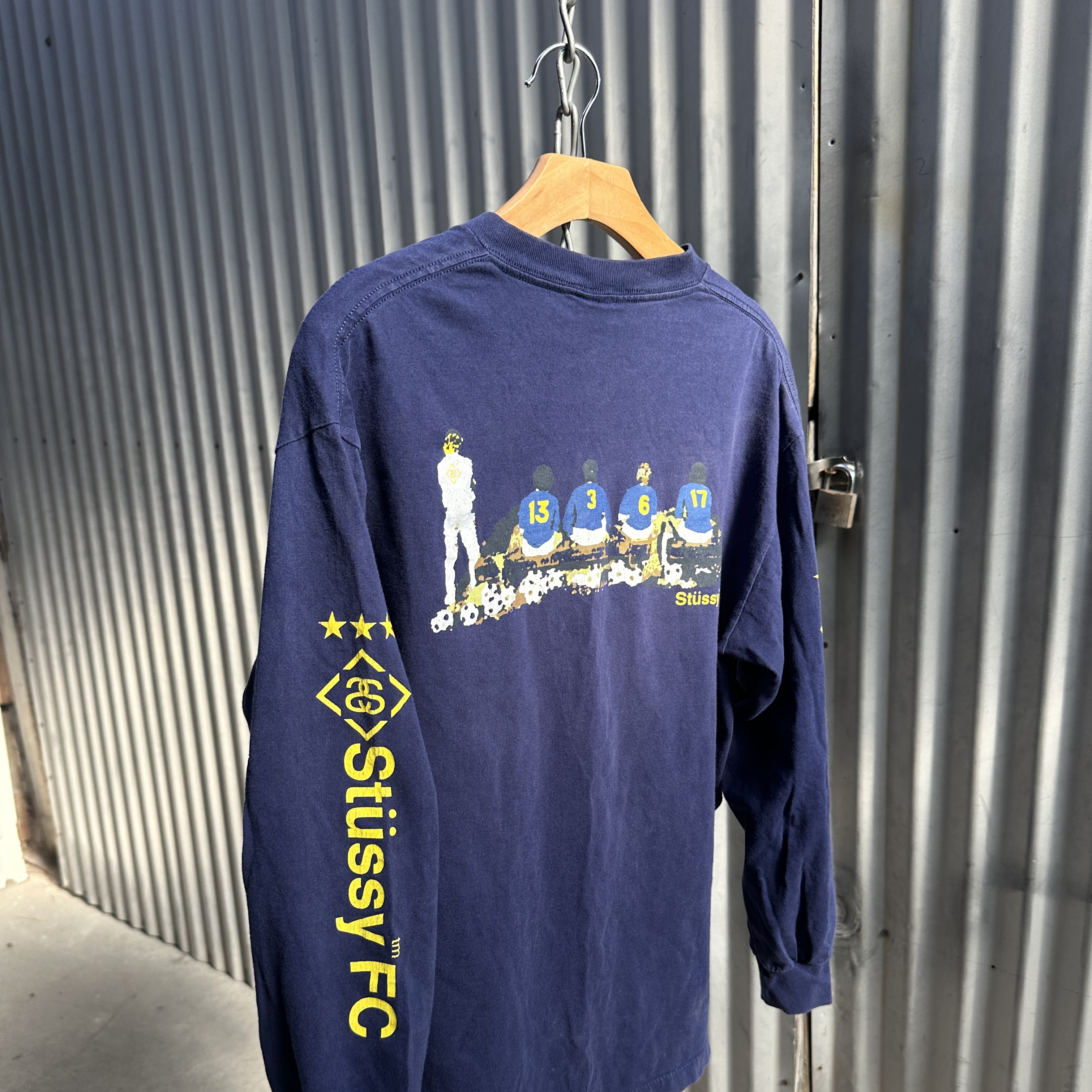 Vintage 90’s Stussy FC Soccer Slong Slevee 