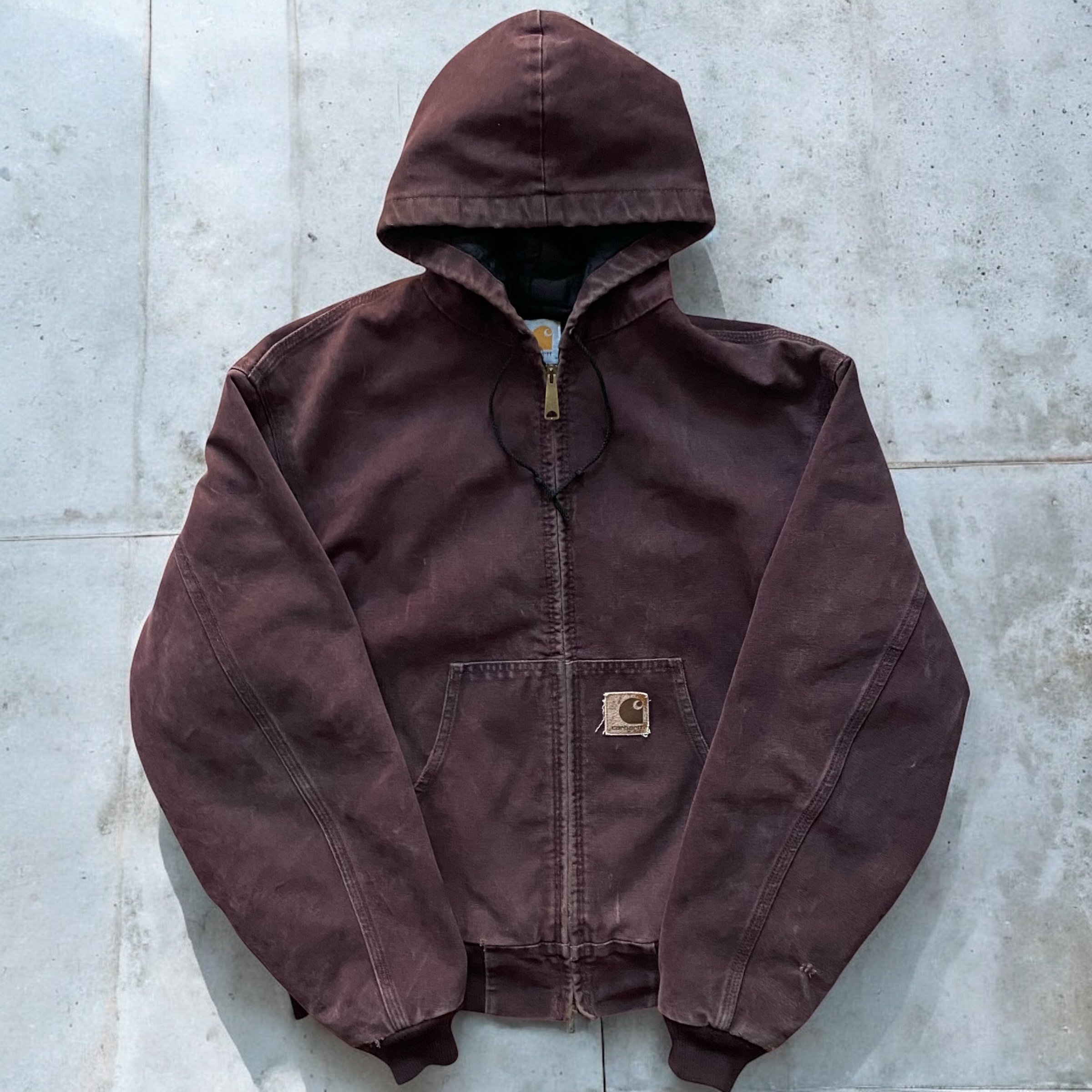 90s Carhatt Duck “Burgundy” Big Logo