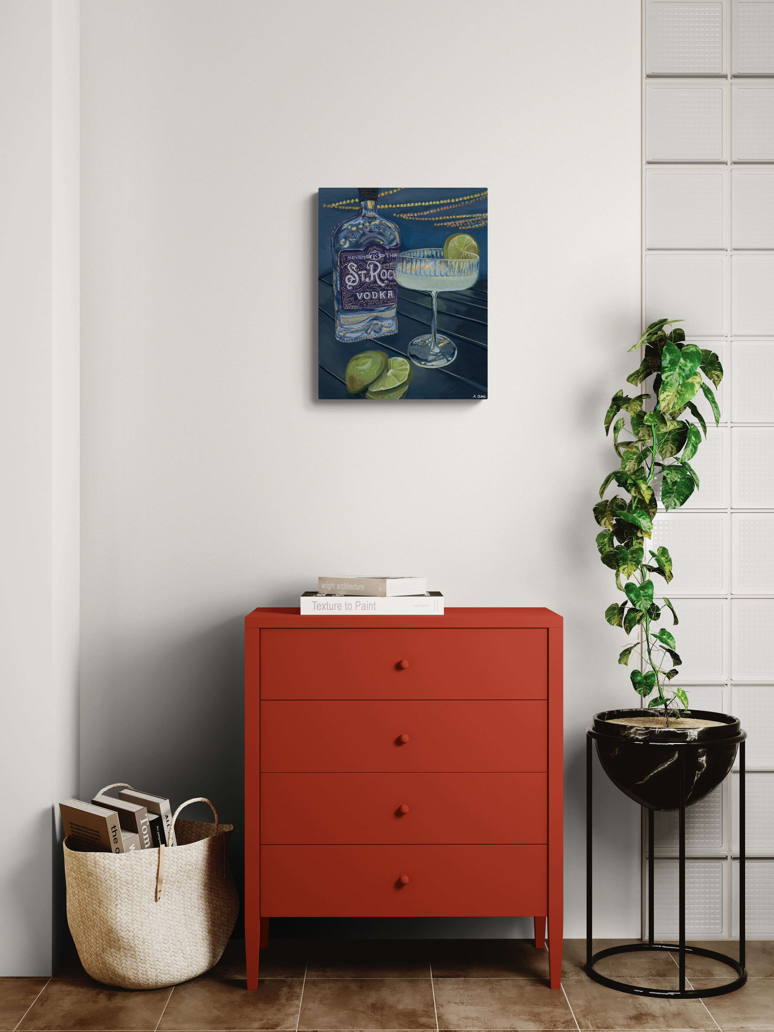 St. Gimlet Limited Edition Signed Print