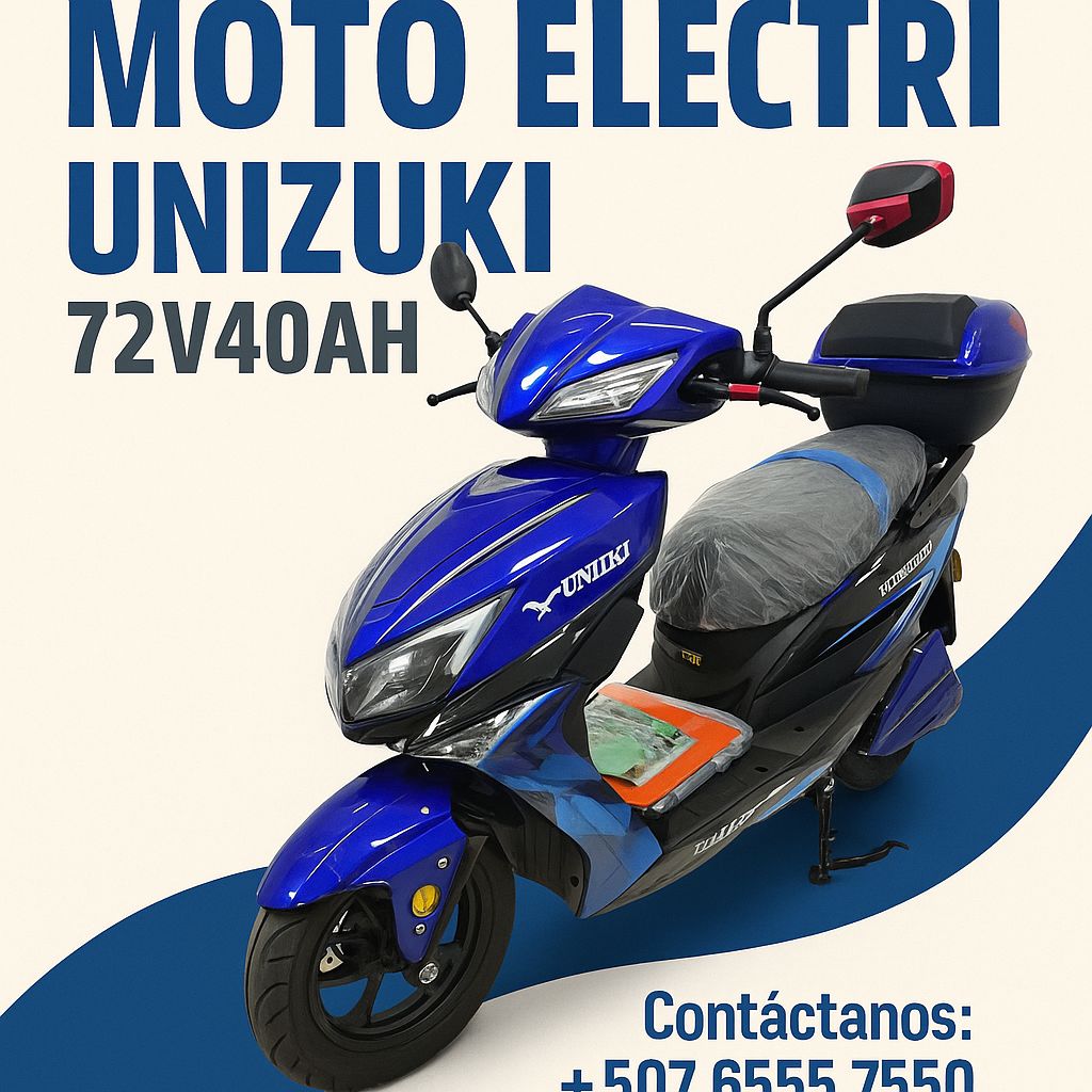 Moto electrica de 72v 30 amp