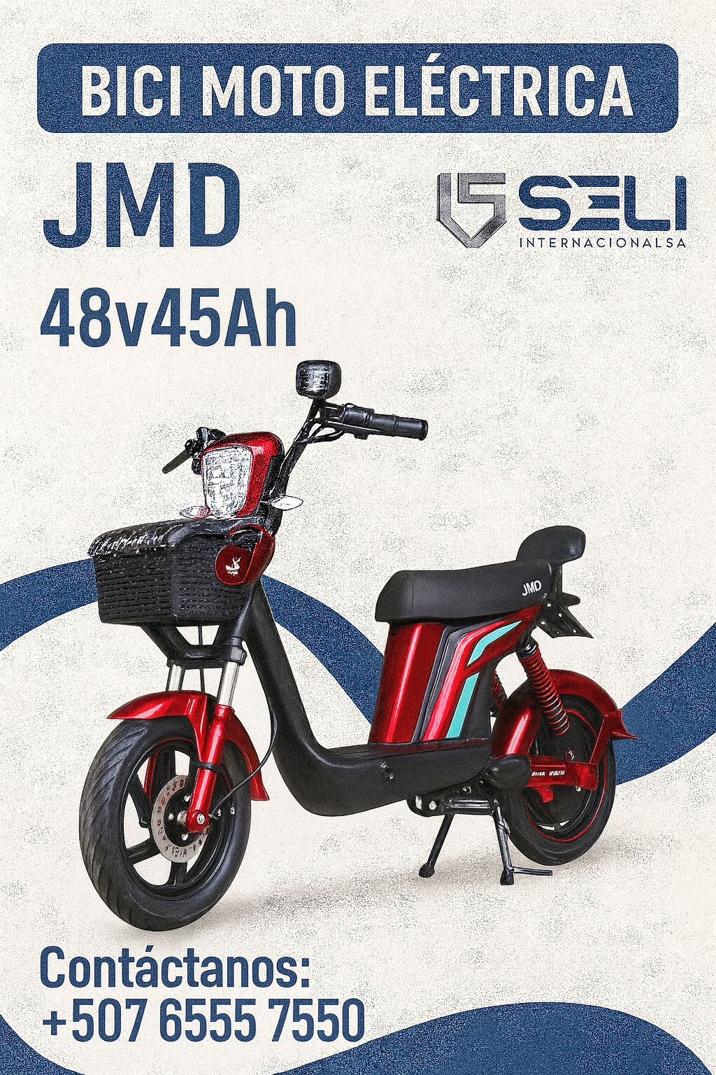 Bicimoto JMD 48v 45 amp con casco y capa de regalo de 48v 45 amp