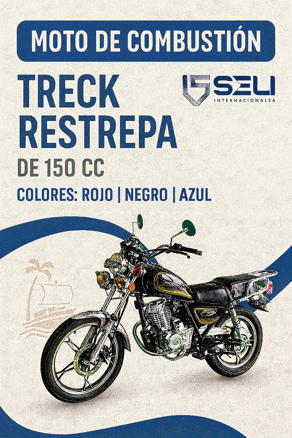 Moto de combustión Treck Restrepa de 150 cc 