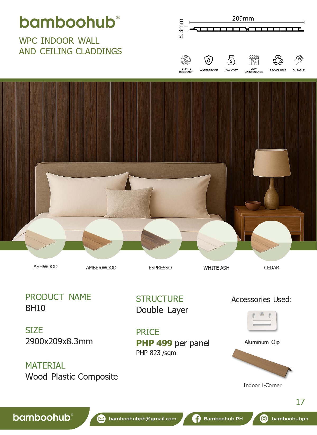 WPC Indoor Wall and Ceiling Claddings