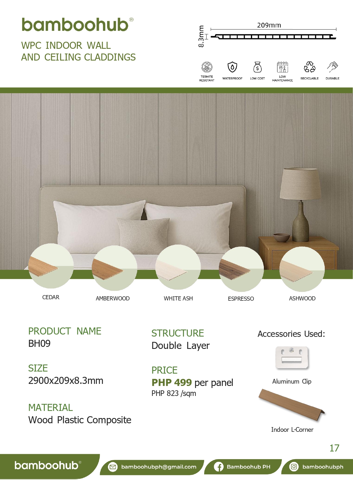 WPC Indoor Wall and Ceiling Claddings