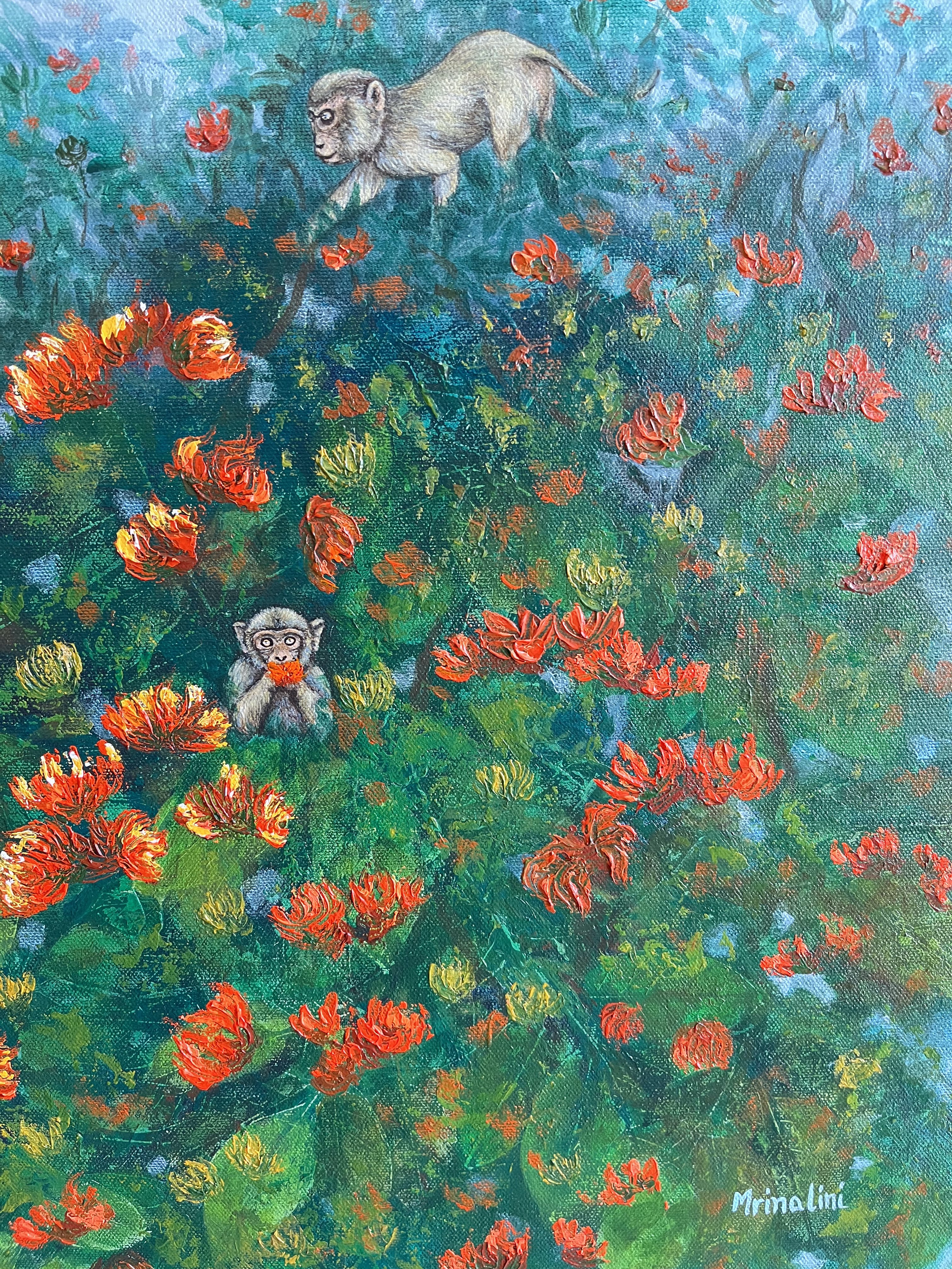Nandi Betta (Nandi Hills) - Bengaluru contemporary landscape painting- SOLD