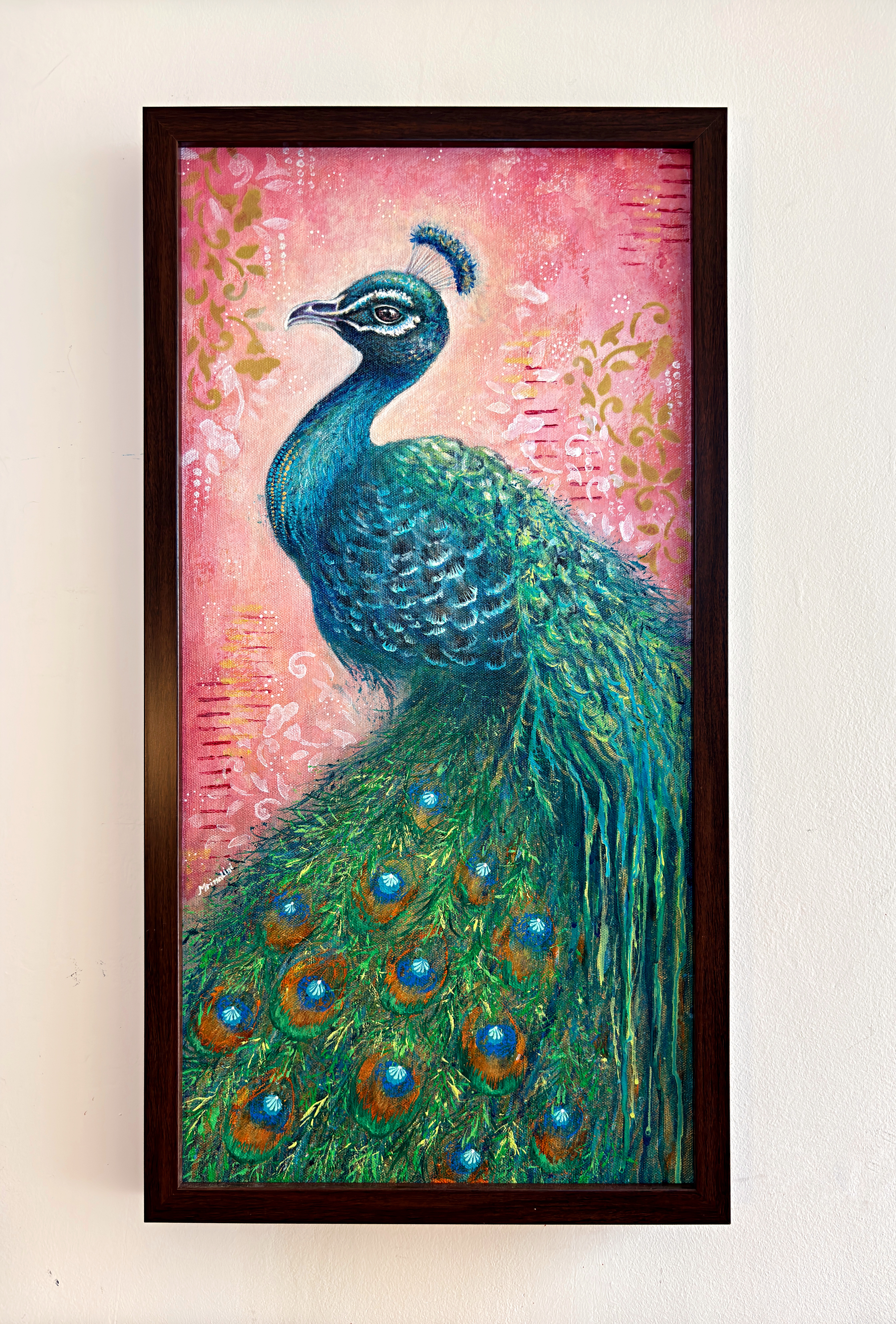 Peacock Wall Painting