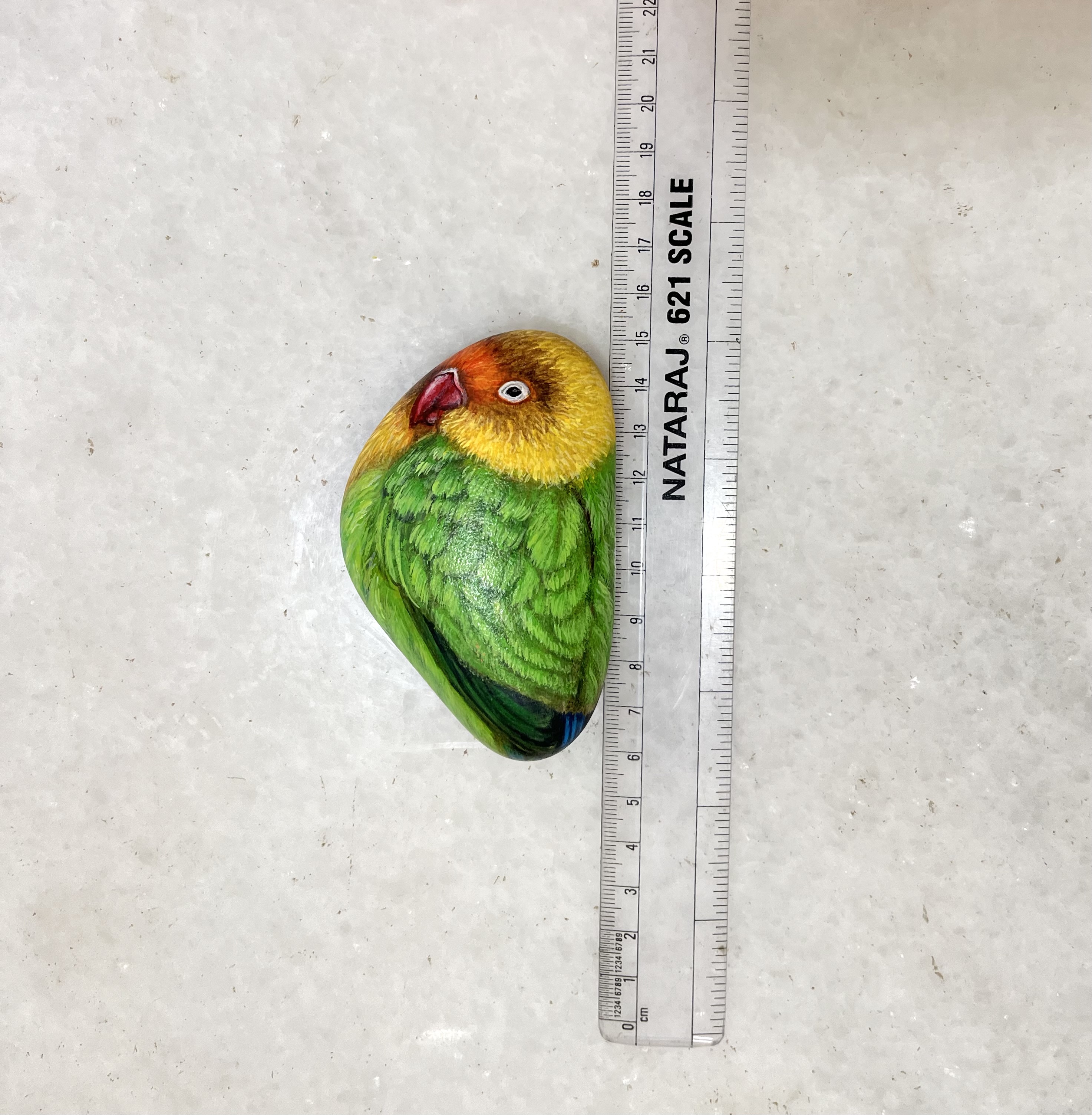 Hand-painted Love Bird Rock