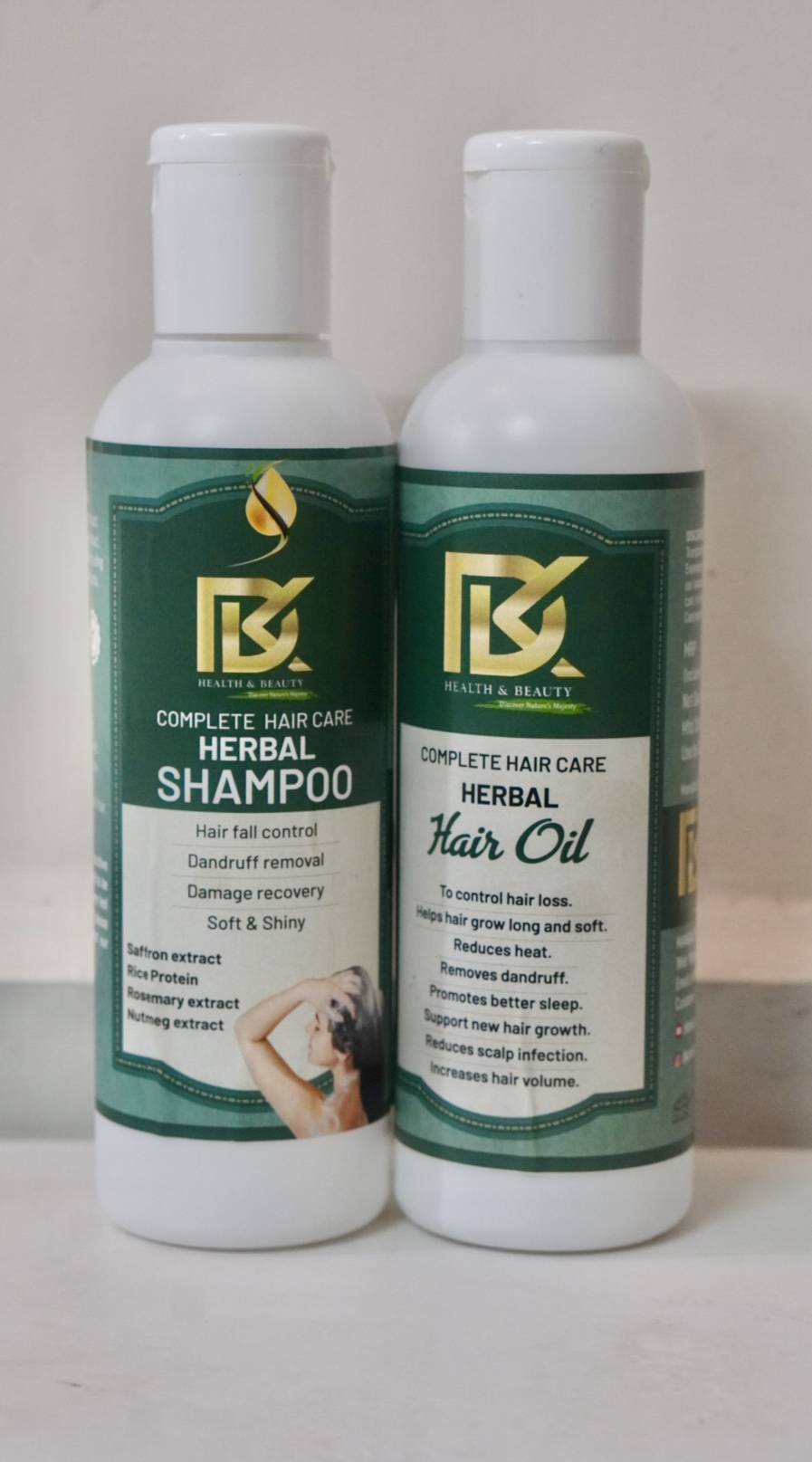 DK COMPLETE  HAIR CARE  HERRBAL HAIR OIL  SHAMPOO  AND HAIR SEERUM  (COMBO )