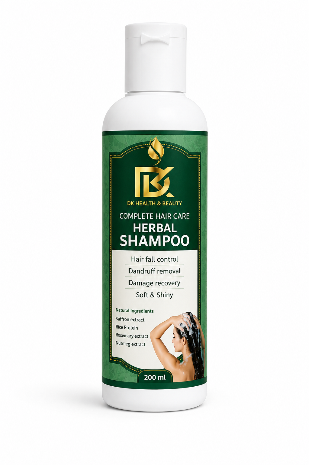 DK COMPLETE  HAIR CARE  HERRBAL HAIR OIL  SHAMPOO  AND HAIR SEERUM  (COMBO )