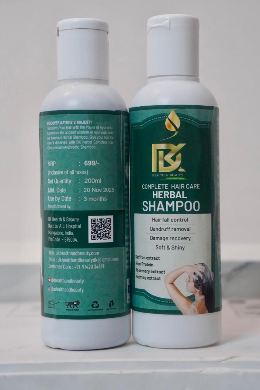 DK Complete Hair Care Ayurvedic Shampoo(200ML)