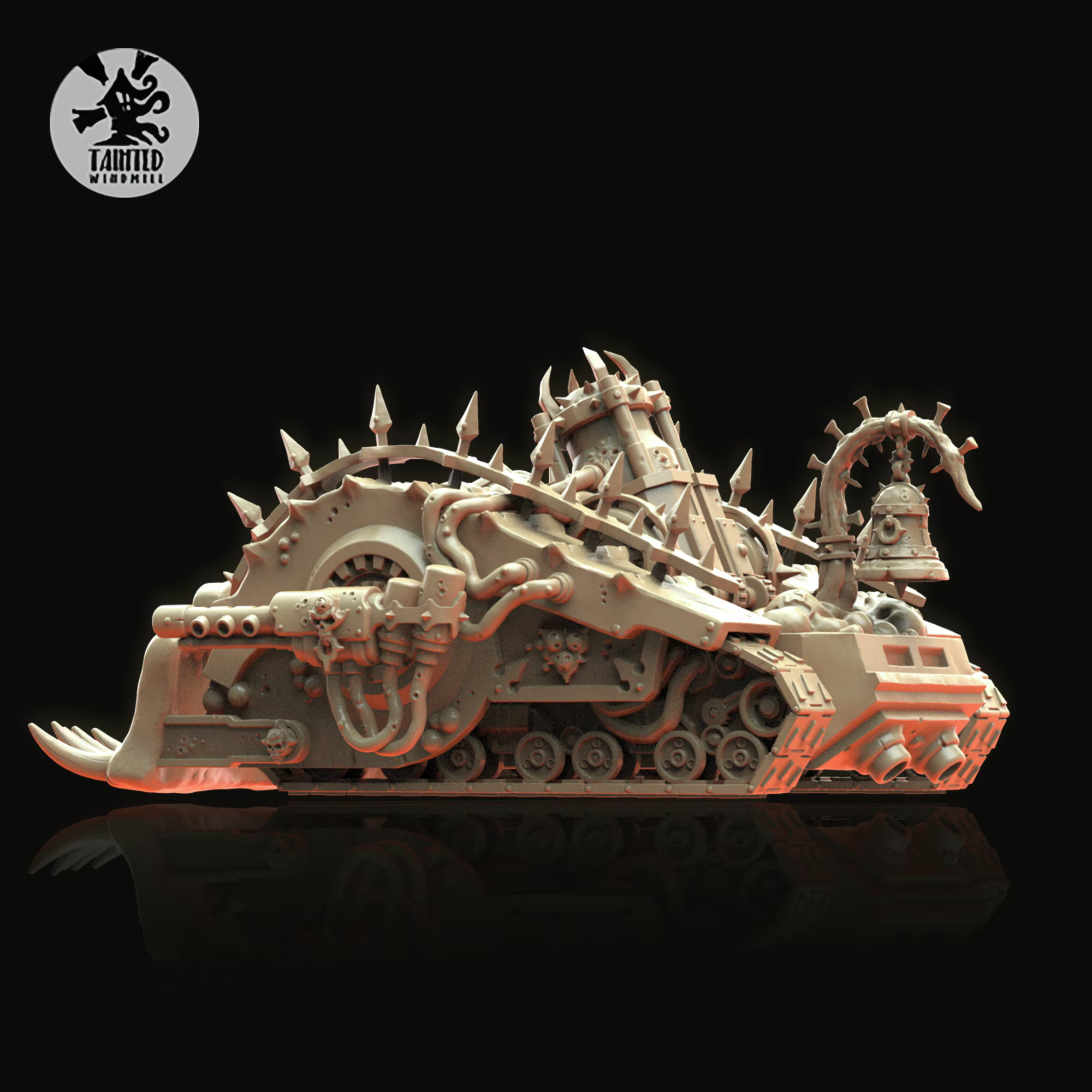 Tainted Mortar Vehicle V1 – Diseased Siege Tank Kit (Multipart Resin Model, 28–32mm Scale)