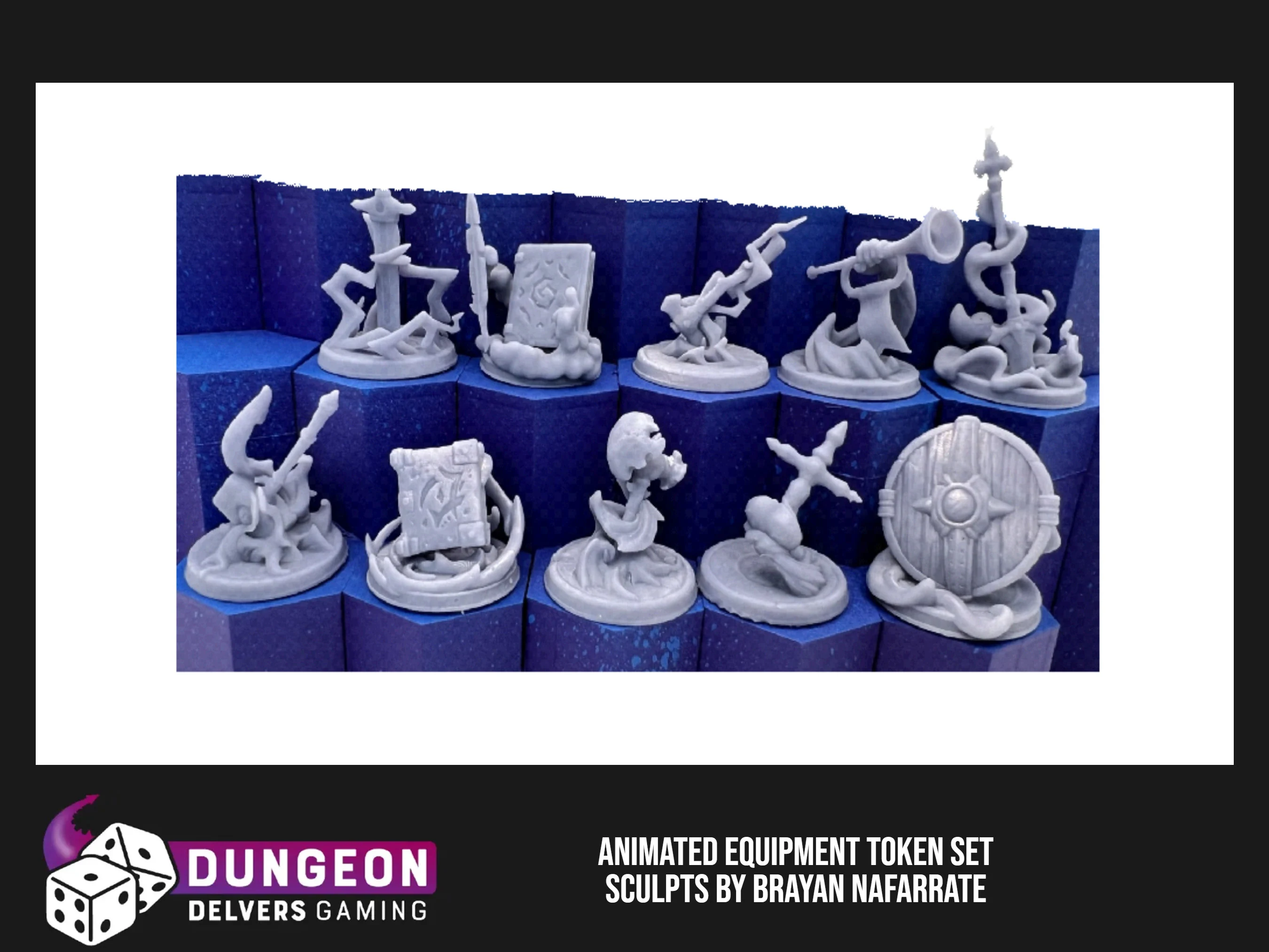 Animated Equipment Spell Effect Token Set