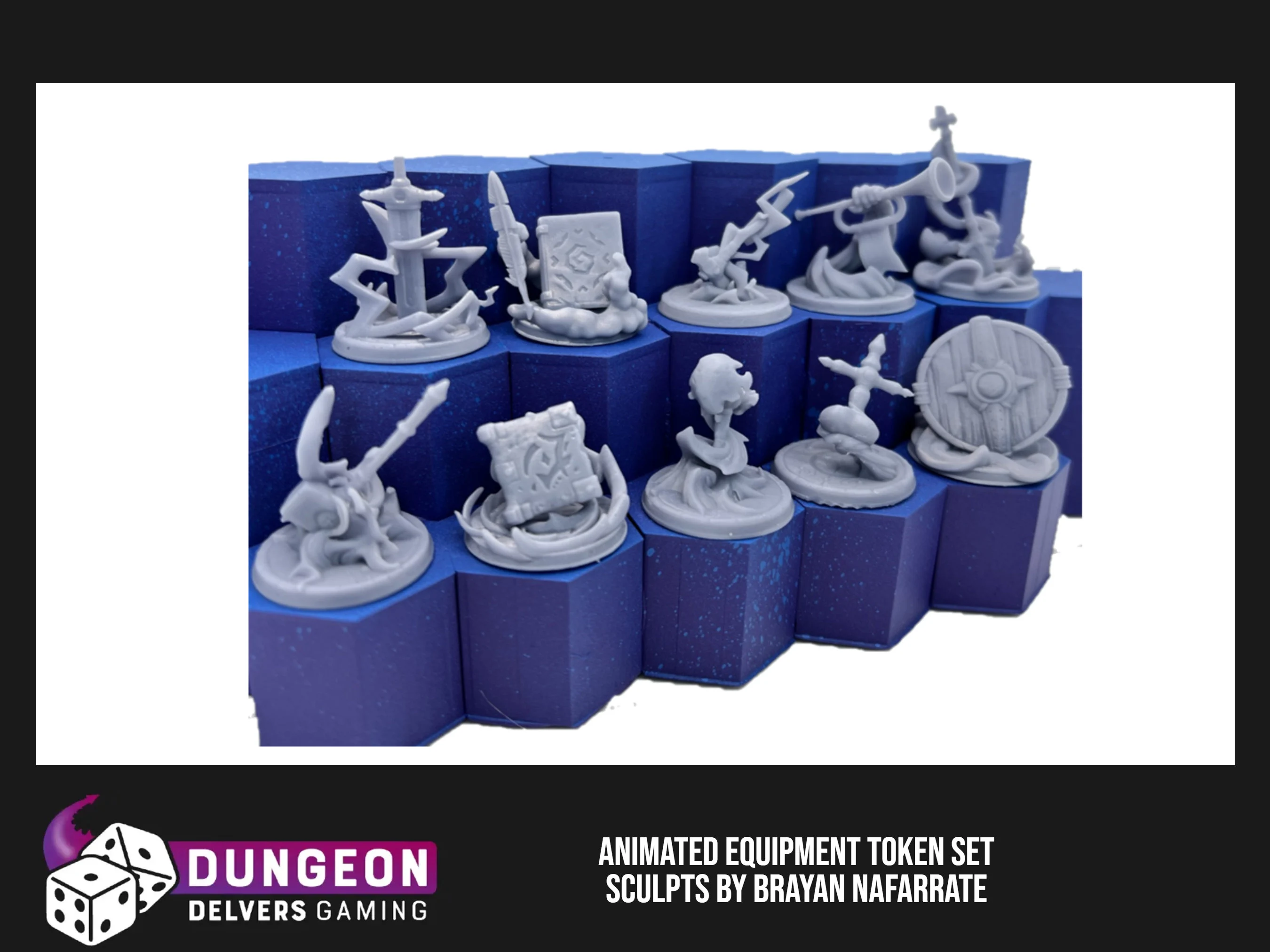 Animated Equipment Spell Effect Token Set