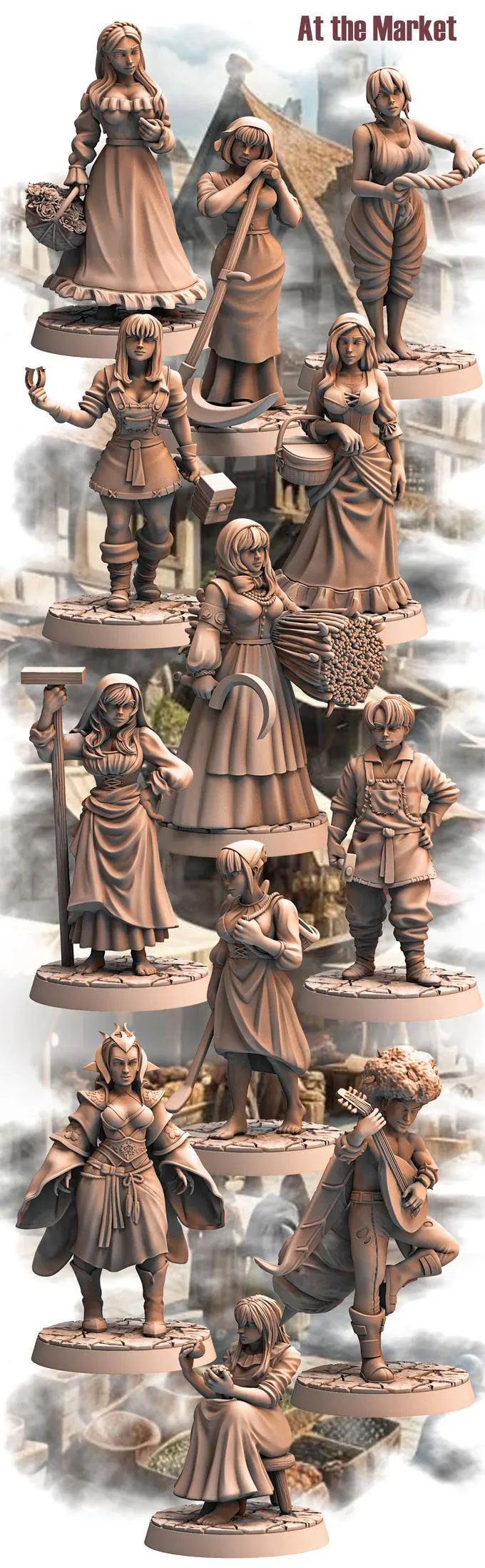 Fantasy Townsfolk NPC Character Set