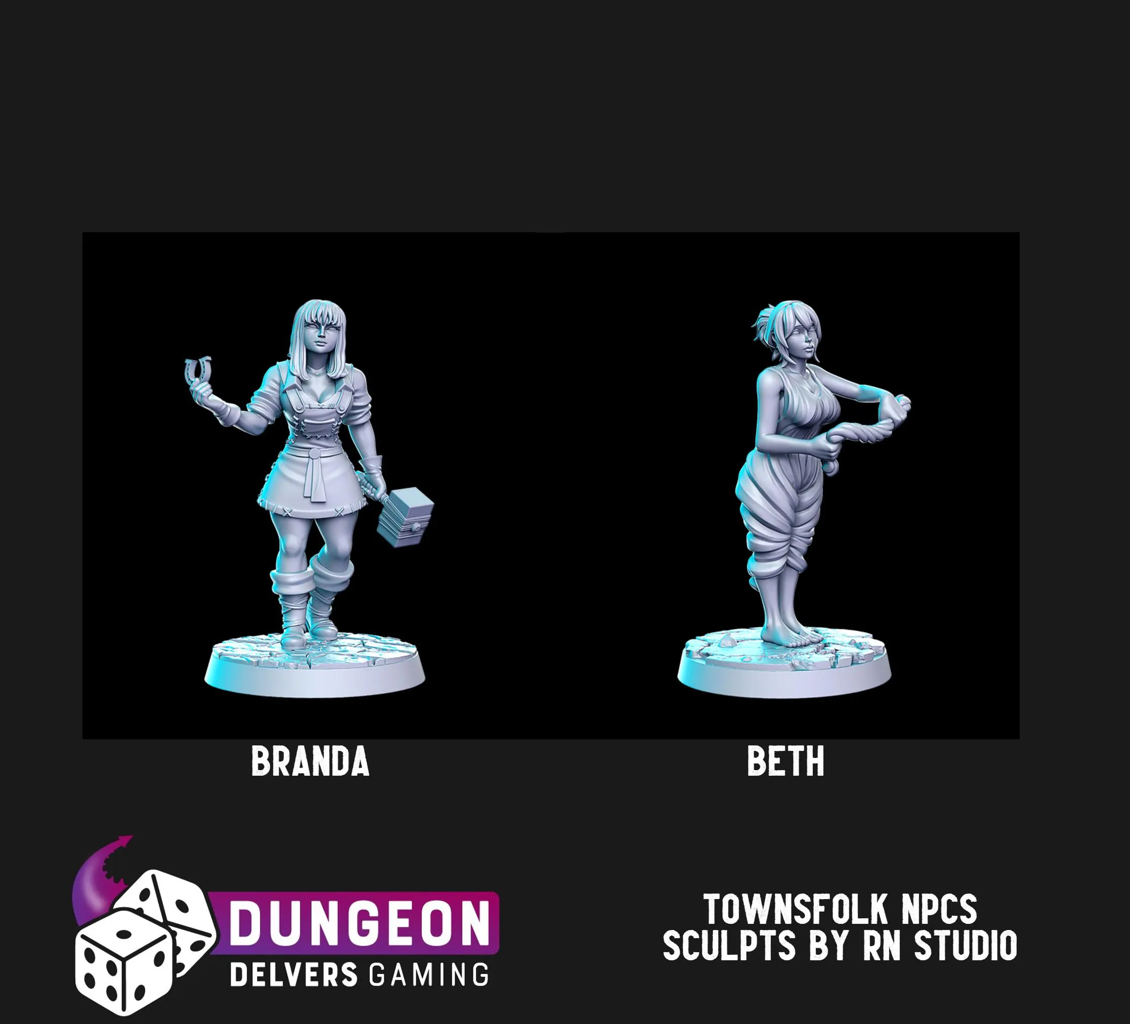 Fantasy Townsfolk NPC Character Set