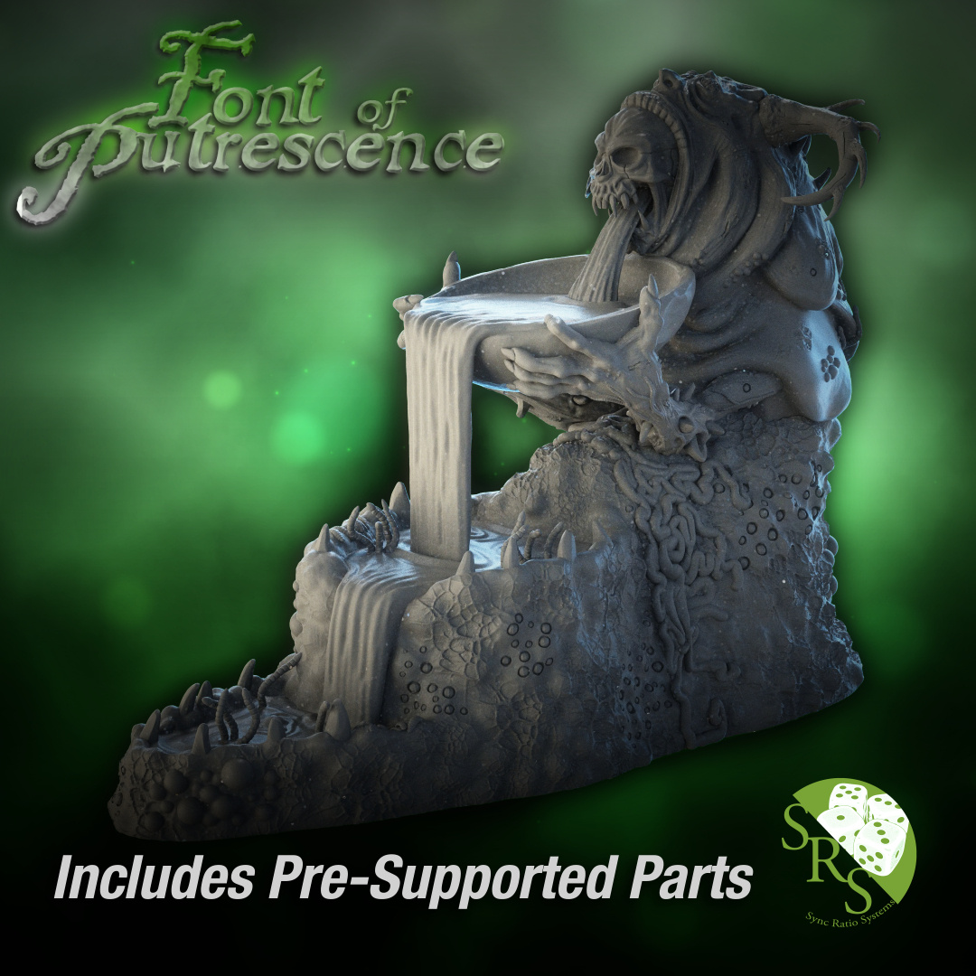 Diseased Terrain Set – Resin 3D Printed Scenery for Tabletop Gaming & Dioramas