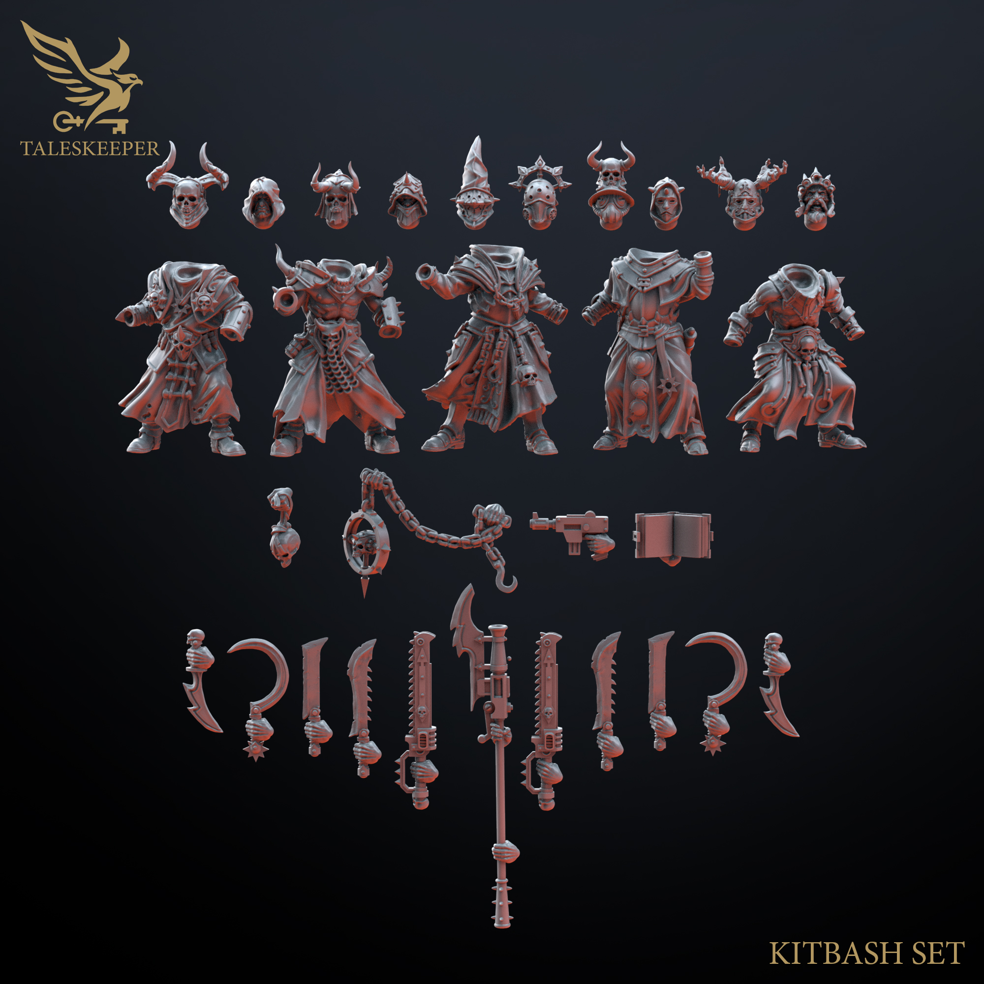 Harbingers of Despair Infantry Set Grimdark Soldiers