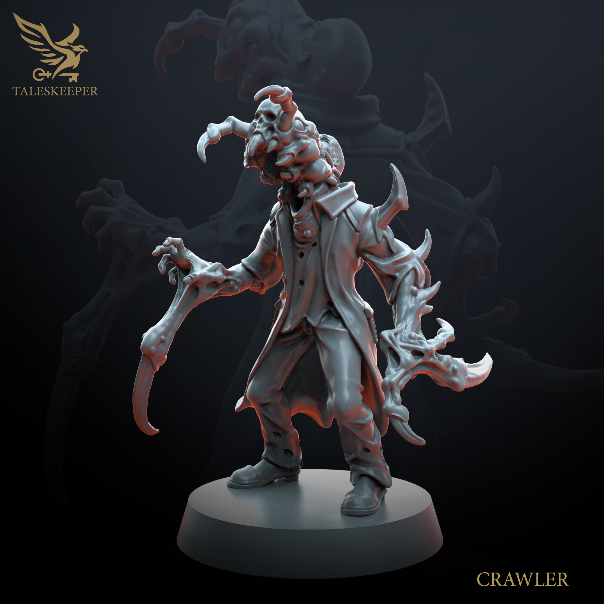 Cursed Horrors – Mutated Resin Miniatures (5-Pack, Grimdark RPG & Wargame Models, 28–32mm Scale)