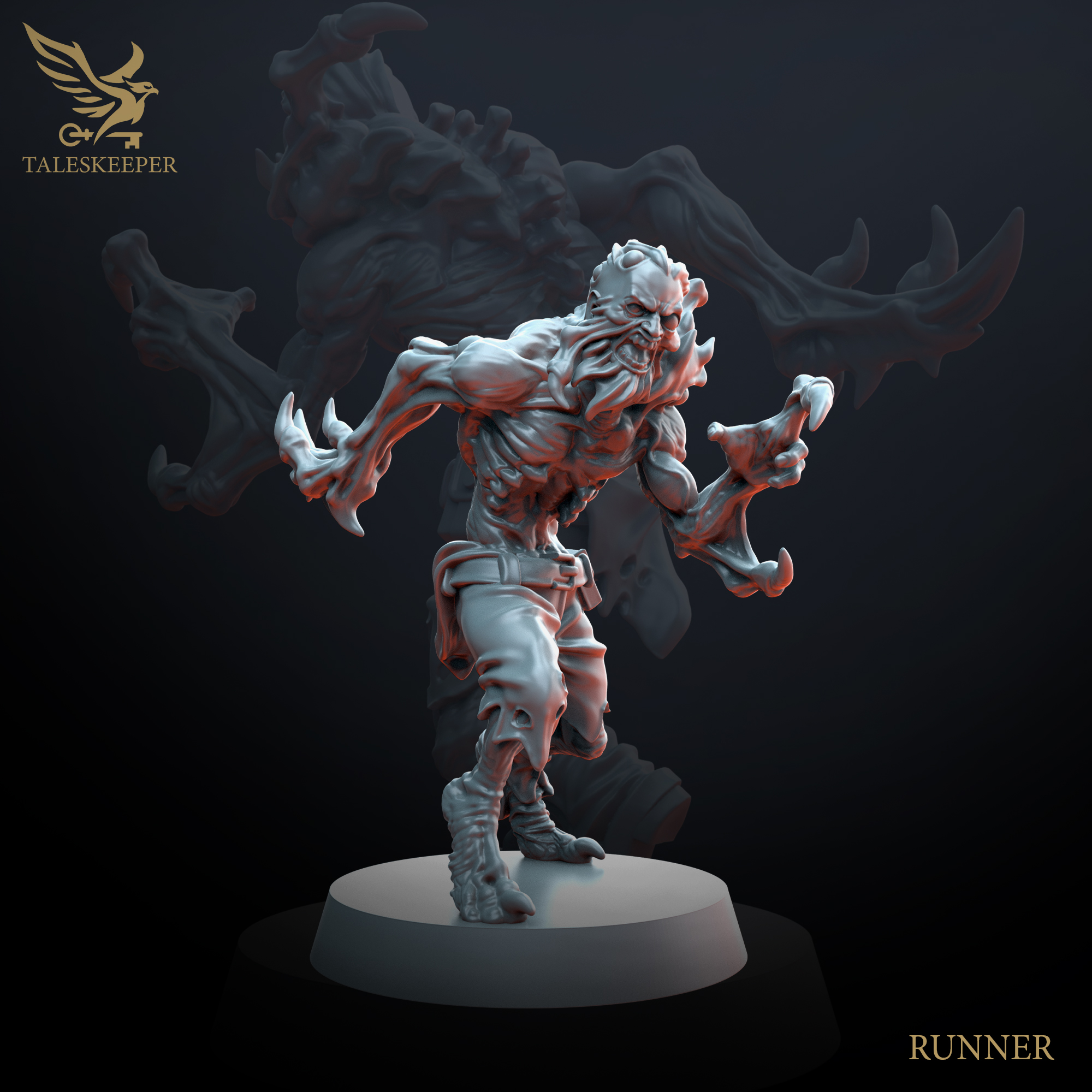 Cursed Horrors – Mutated Resin Miniatures (5-Pack, Grimdark RPG & Wargame Models, 28–32mm Scale)