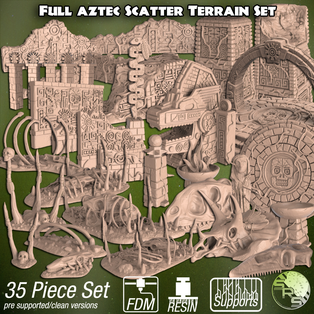 Custom Aztec Terrain Upscale Bundle