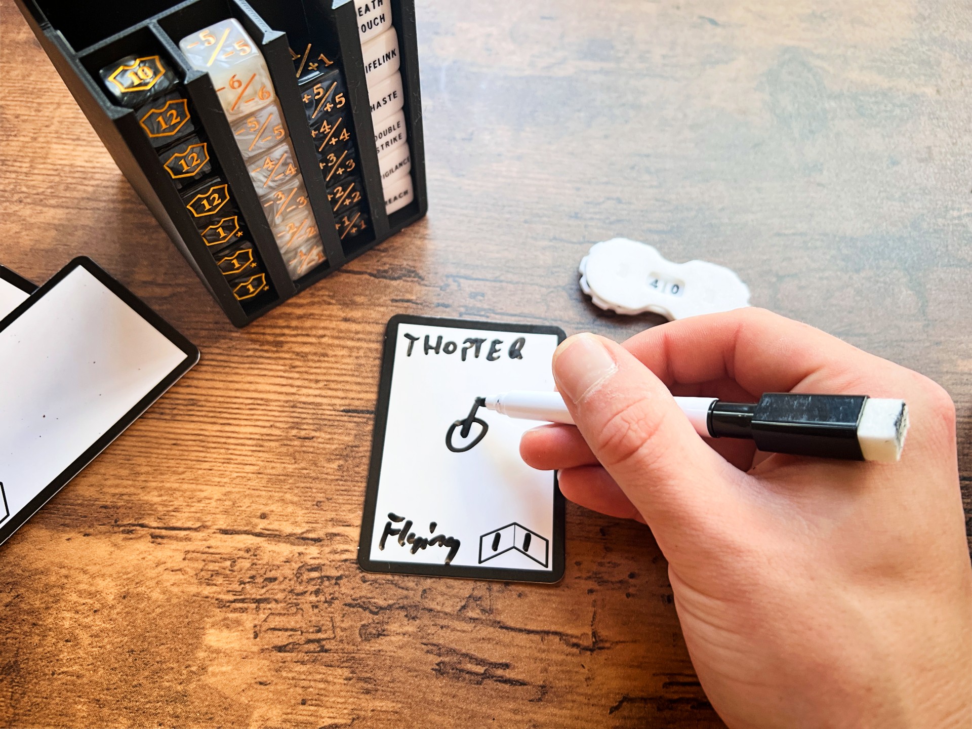 Fully Loaded MTG Companion Cube Caddy – 3D Printed Dice & Token Organizer