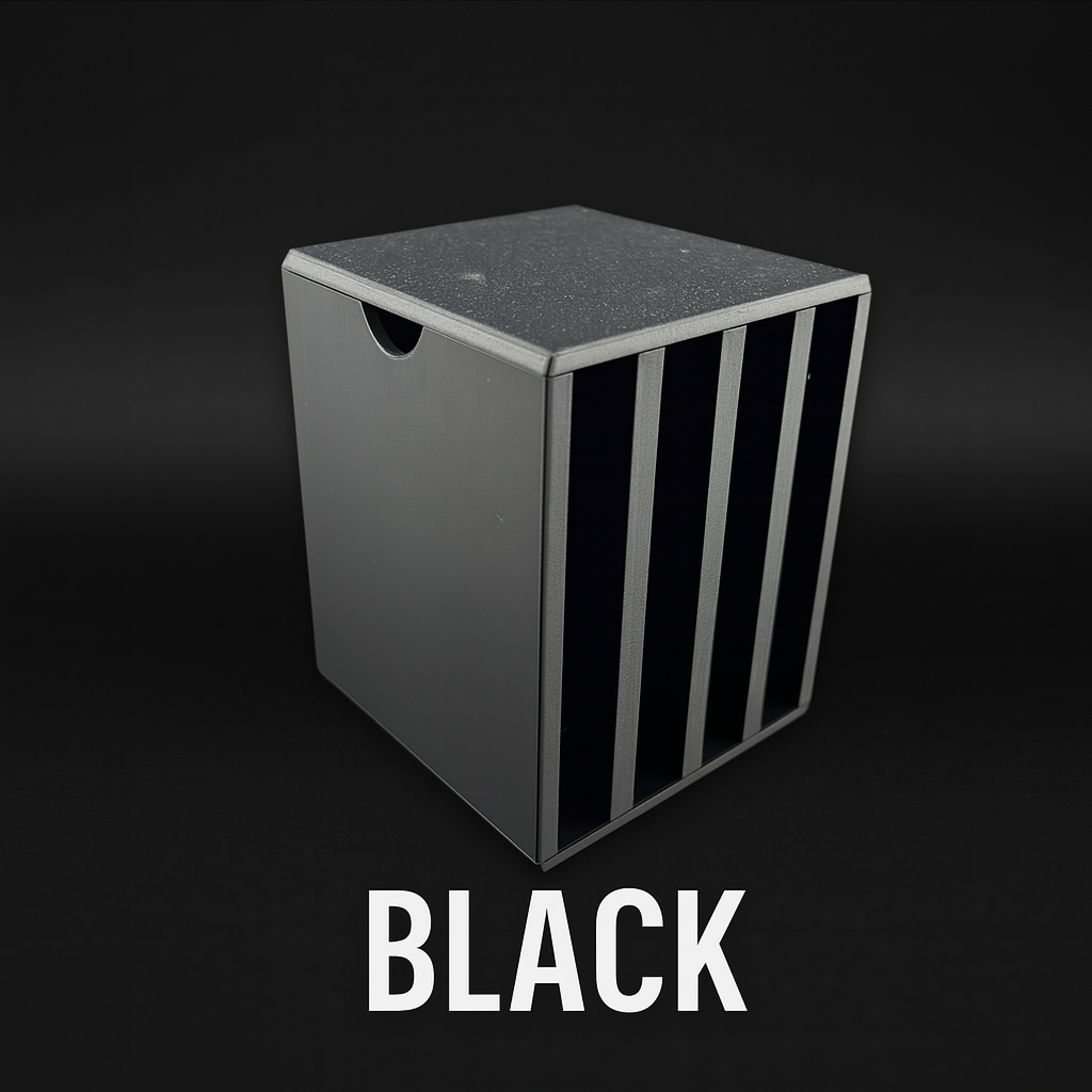 Empty MTG Dice & Token Caddy – 3D Printed Companion Cube Organizer for Magic: The Gathering