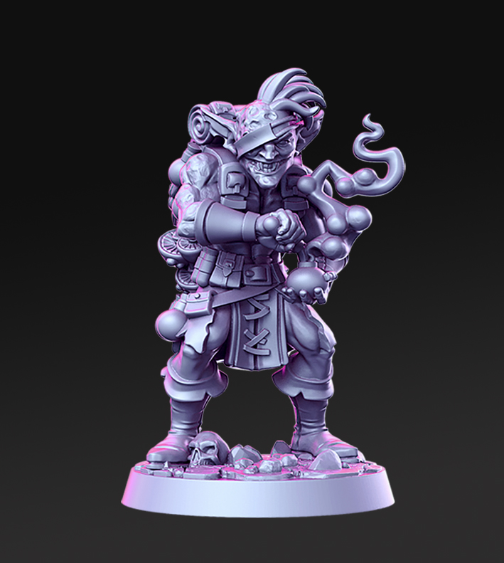 Monster Hunters – Fantasy Hero Miniature Set | Resin 3D Printed 28–32mm Scale Models