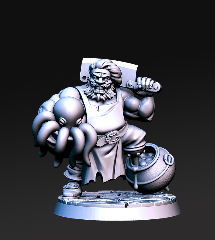 Quidd’s Crew – Pirate Fantasy Miniatures Set | Resin 3D Printed 28–32mm Scale Models