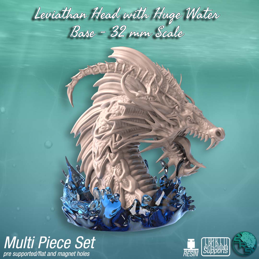 Dark Tides Encounter Pack – Resin 3D Printed Sea Monsters & Fish Folk for Tabletop RPGs & Wargames