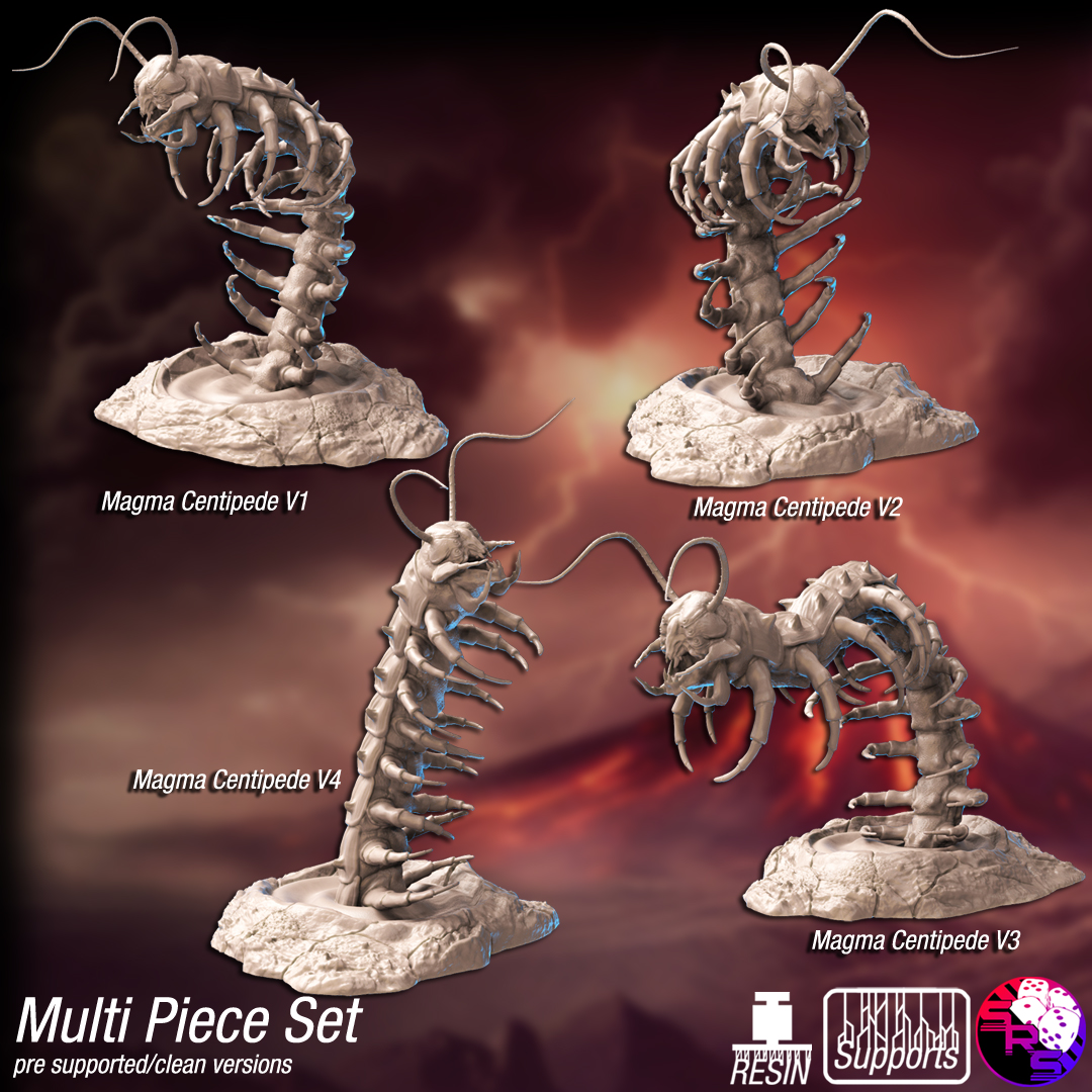 Inferno Titans Encounter Pack – Resin 3D Printed Fantasy Monsters & Giants for Tabletop Wargaming & RPGs