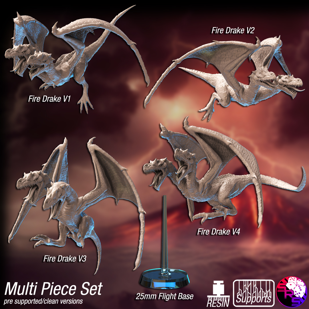 Inferno Titans Encounter Pack – Resin 3D Printed Fantasy Monsters & Giants for Tabletop Wargaming & RPGs