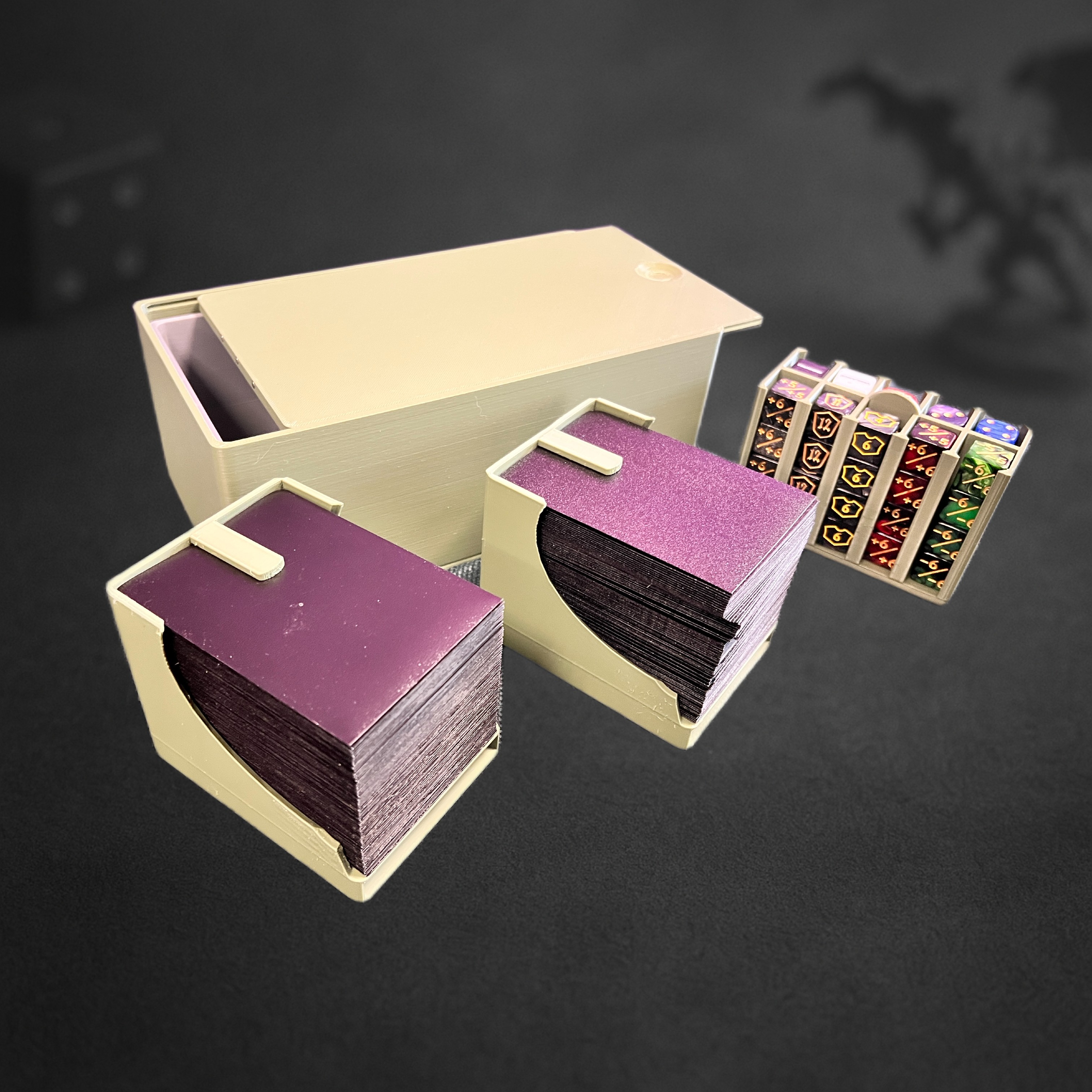 VaultCore: The Commander Vault | Modular Trading Card Game Deck & Dice Caddy for MTG & TCGs