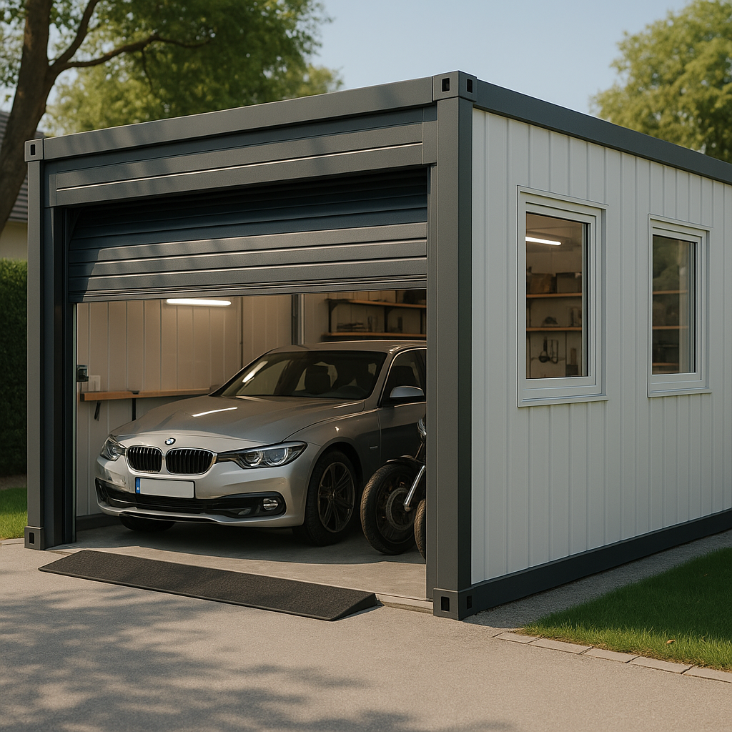 Modulare Fertiggaragen für alle Bedürfnisse