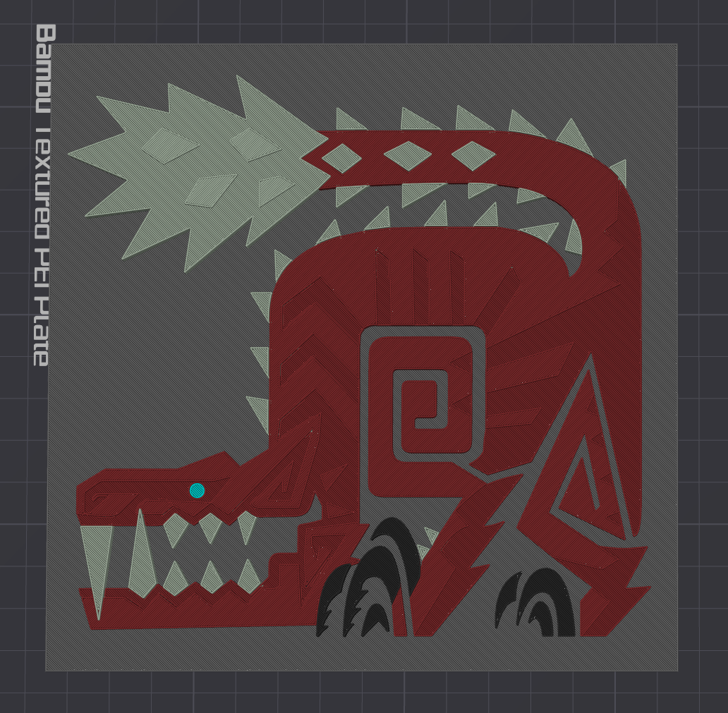Odogaron - Placa icono de Monster Hunter