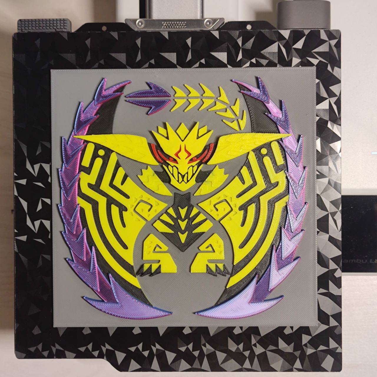 Rey Dau - Placa icono Monster Hunter