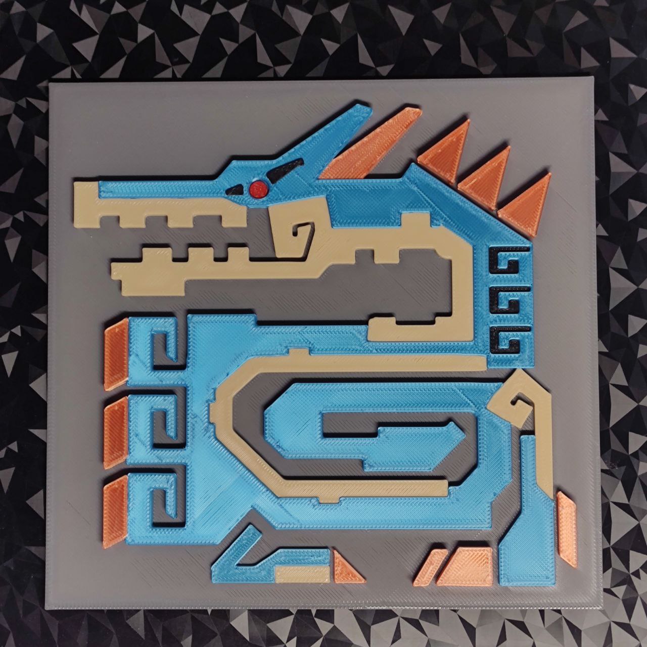 Lagiacrus - Placa icono Monster Hunter
