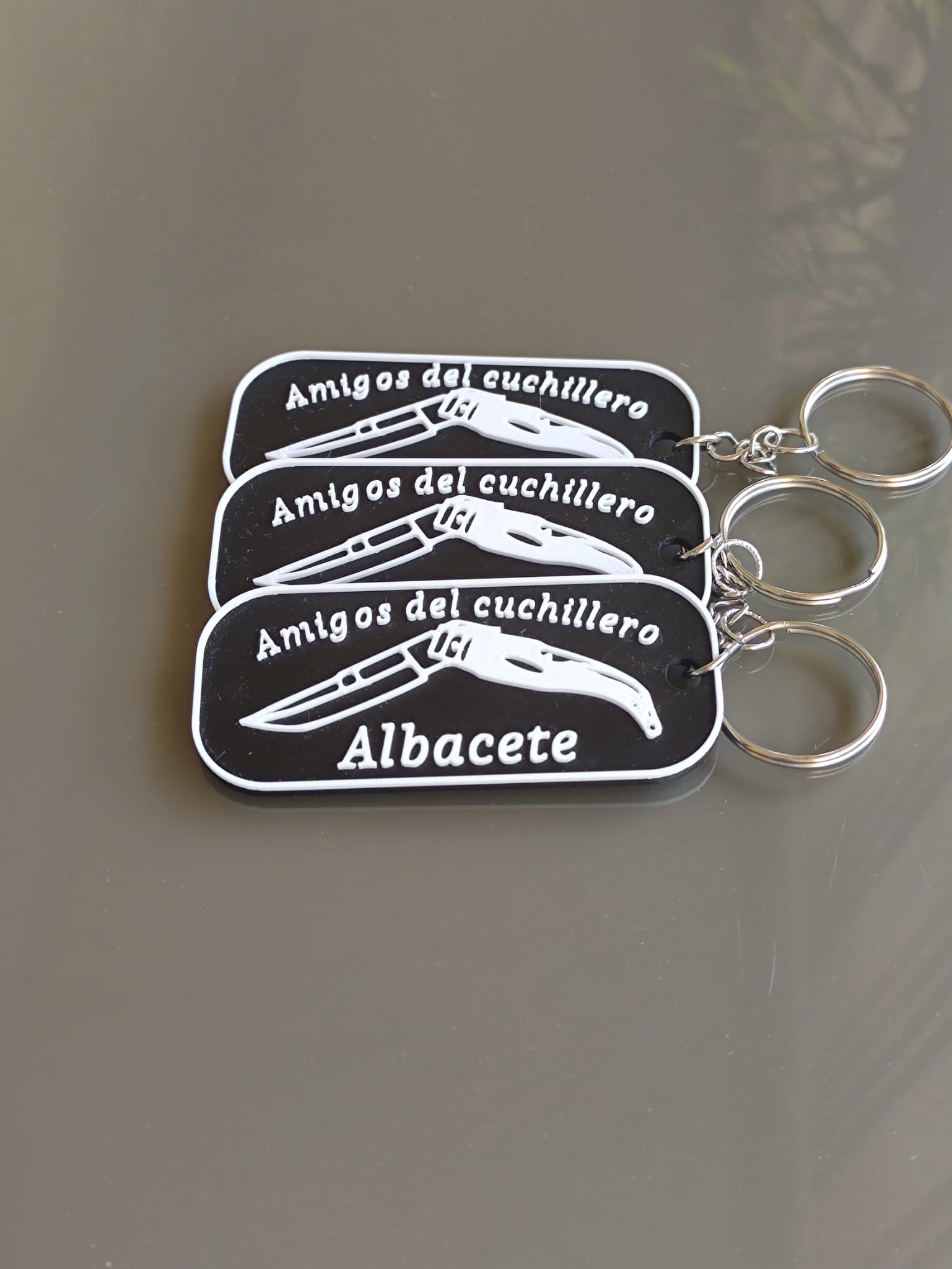 Llaveros personalizados para negocios, equipos, peñas, eventos...