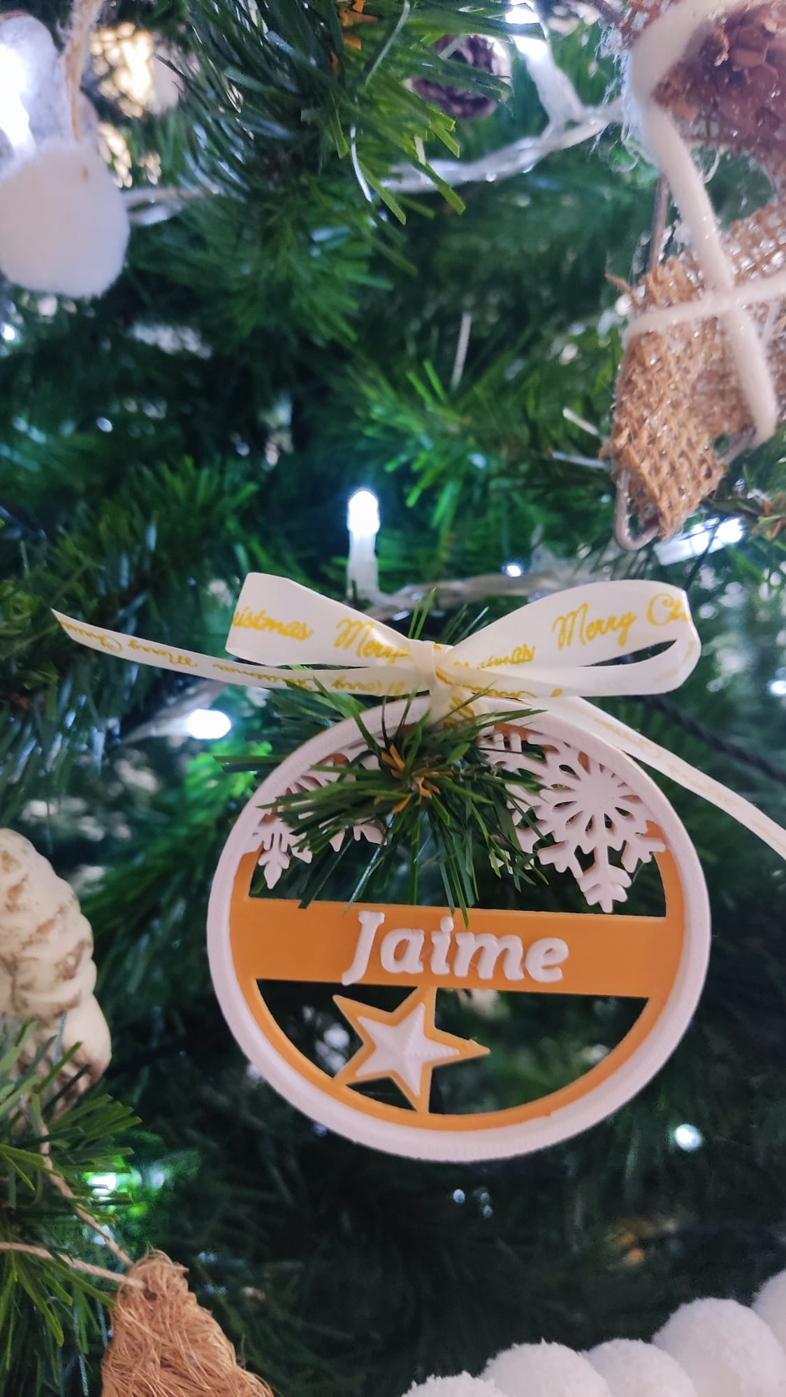Nombres bola de navidad